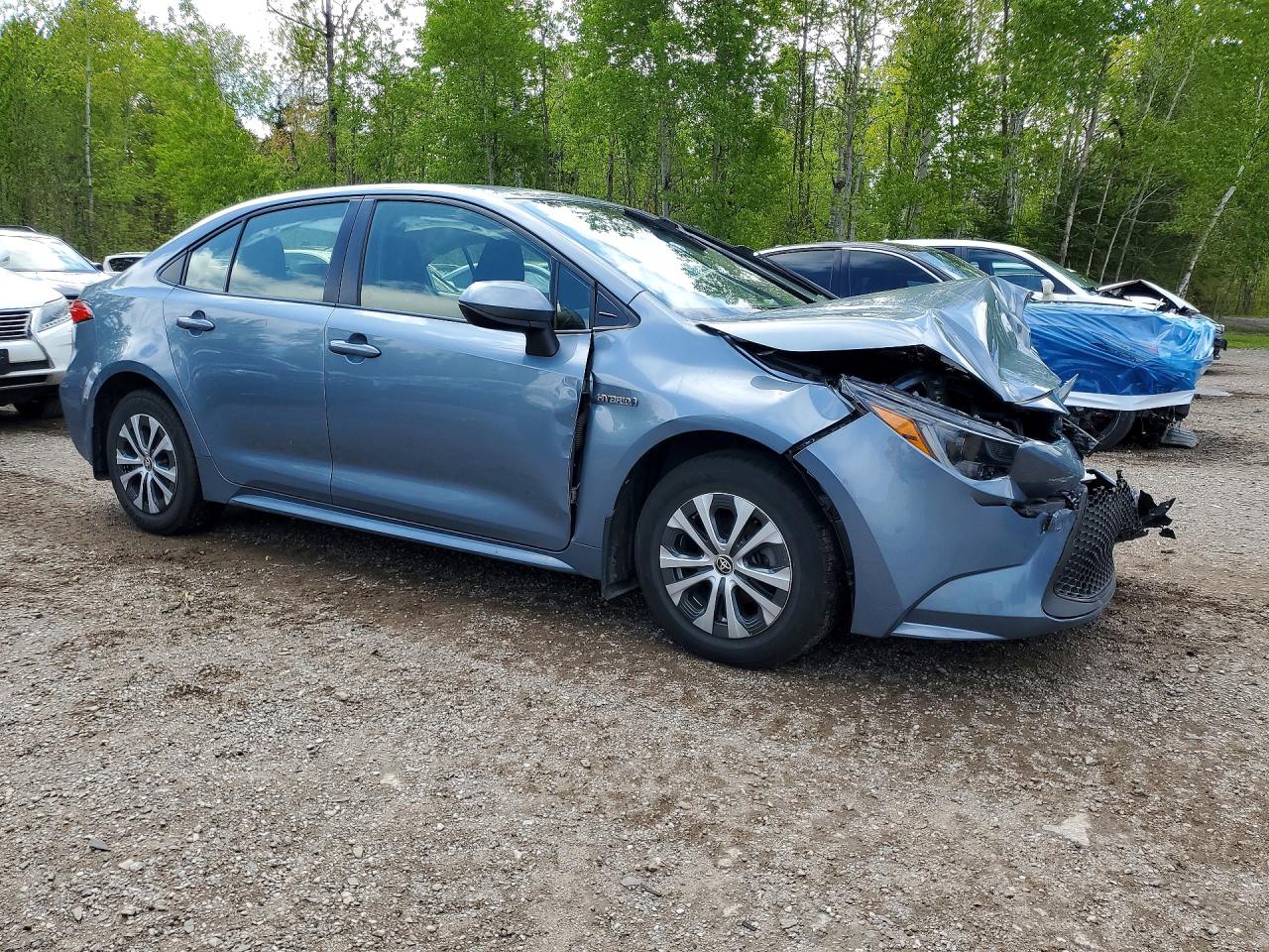 2021 Toyota Corolla Gray vin: JTDBAMDEXMJ023112