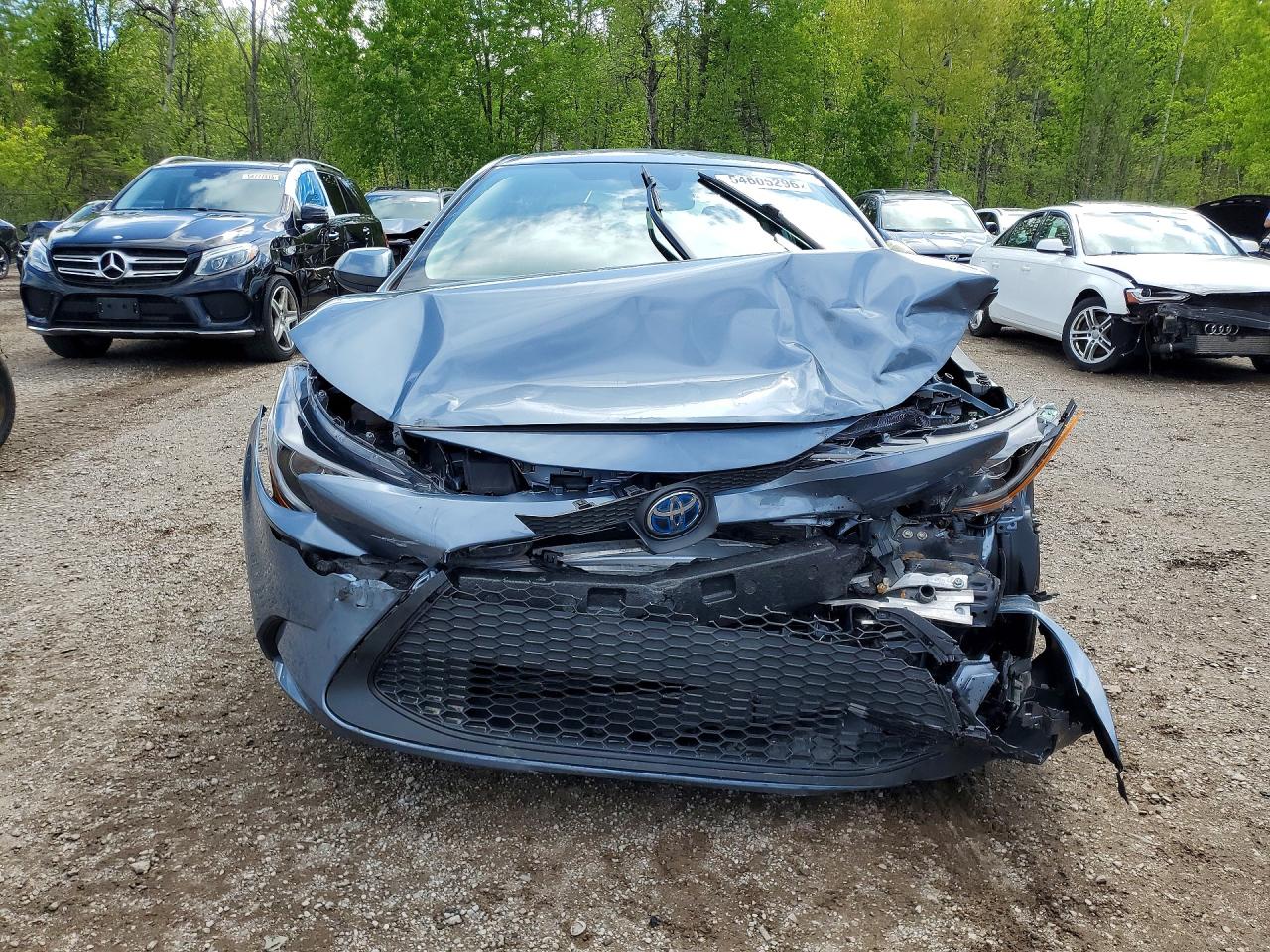 2021 Toyota Corolla Gray vin: JTDBAMDEXMJ023112