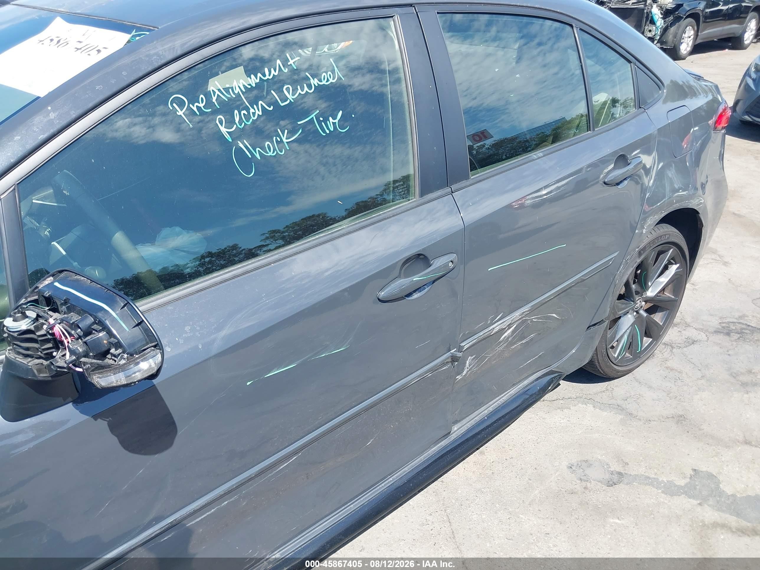 2025 Toyota Corolla Hybrid Se Gray vin: JTDBCMFE0S3086566