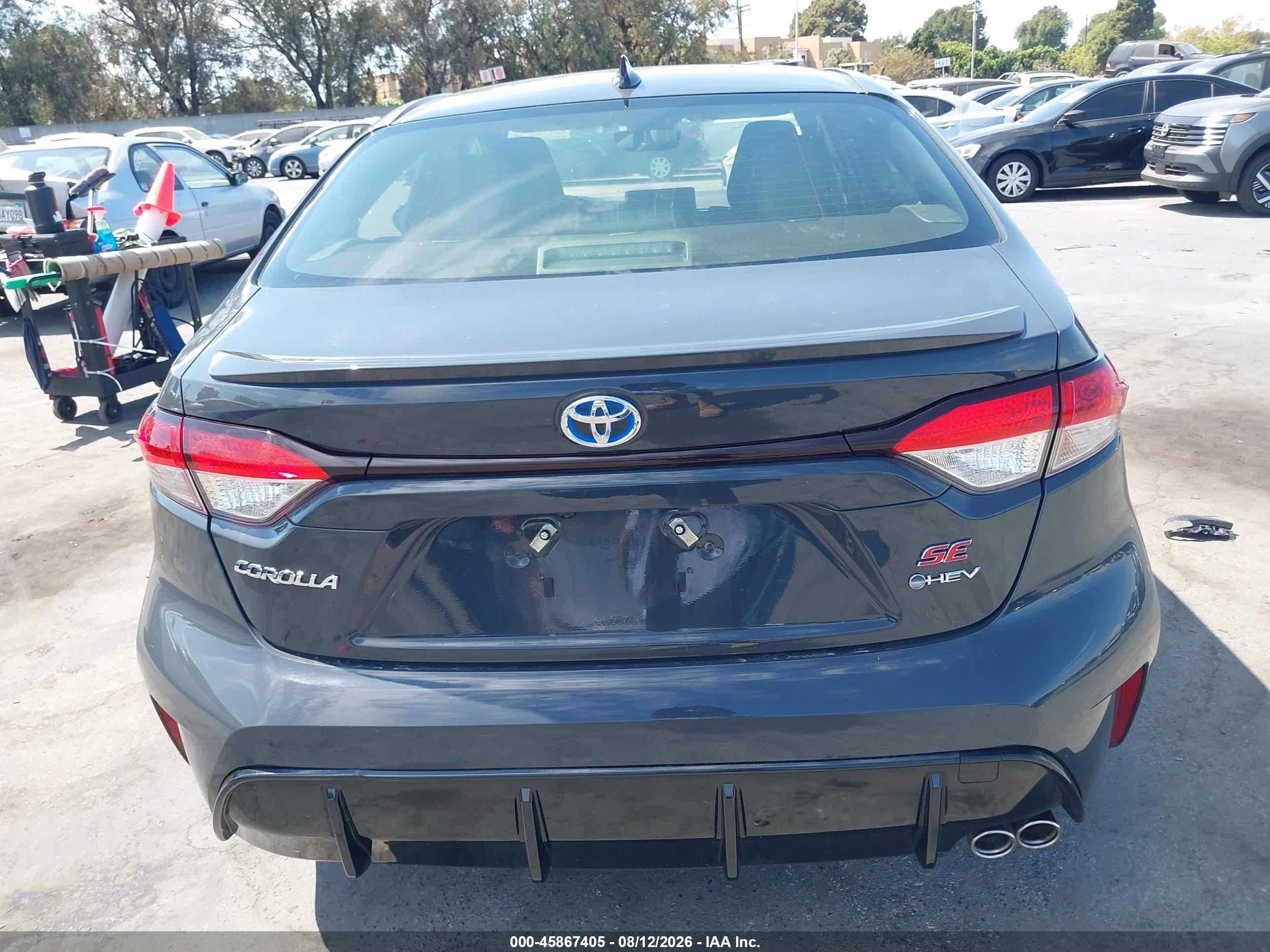 2025 Toyota Corolla Hybrid Se Gray vin: JTDBCMFE0S3086566