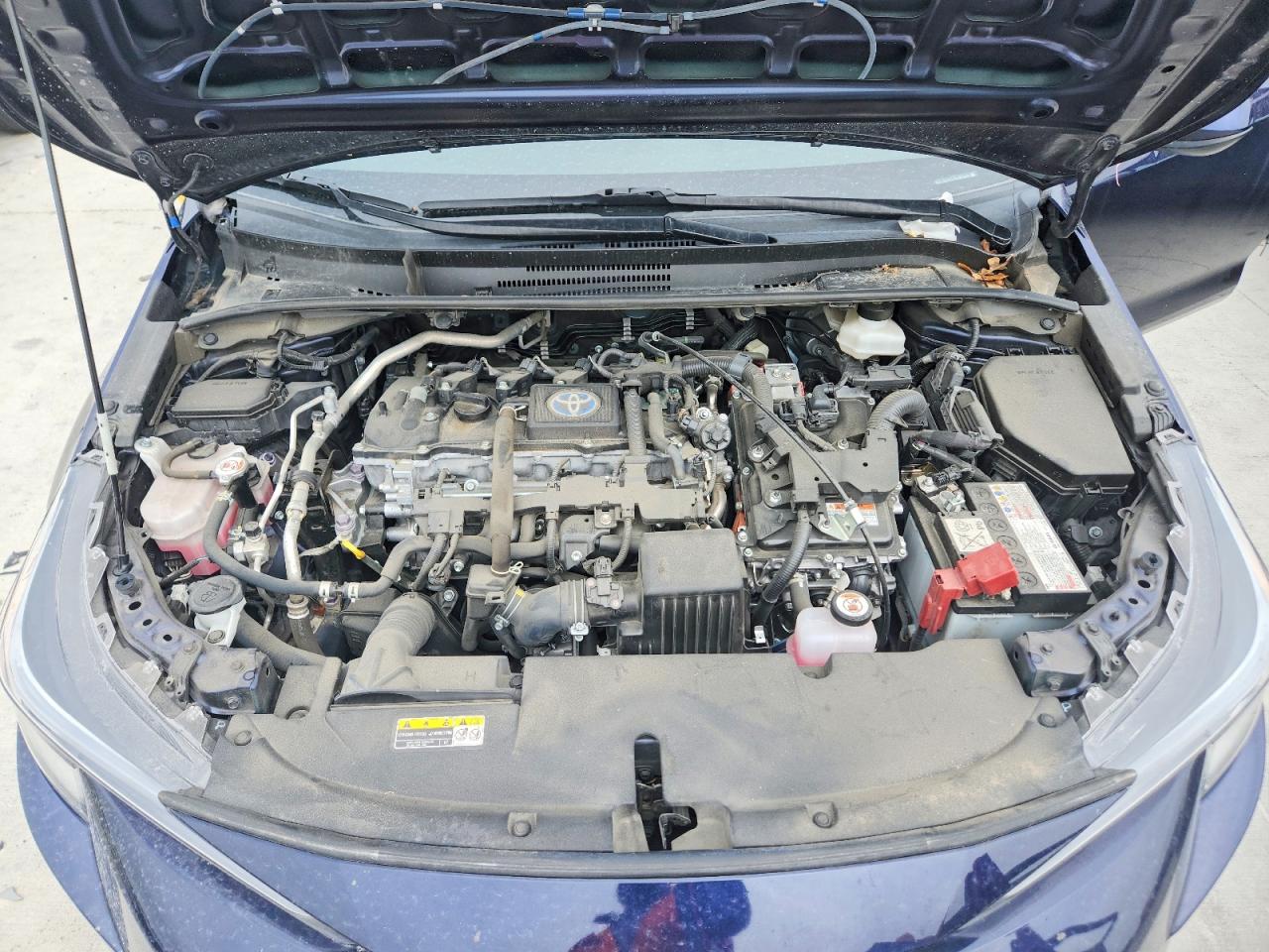 2023 Toyota Corolla Hybrid Le Blue vin: JTDBCMFE1PJ003049