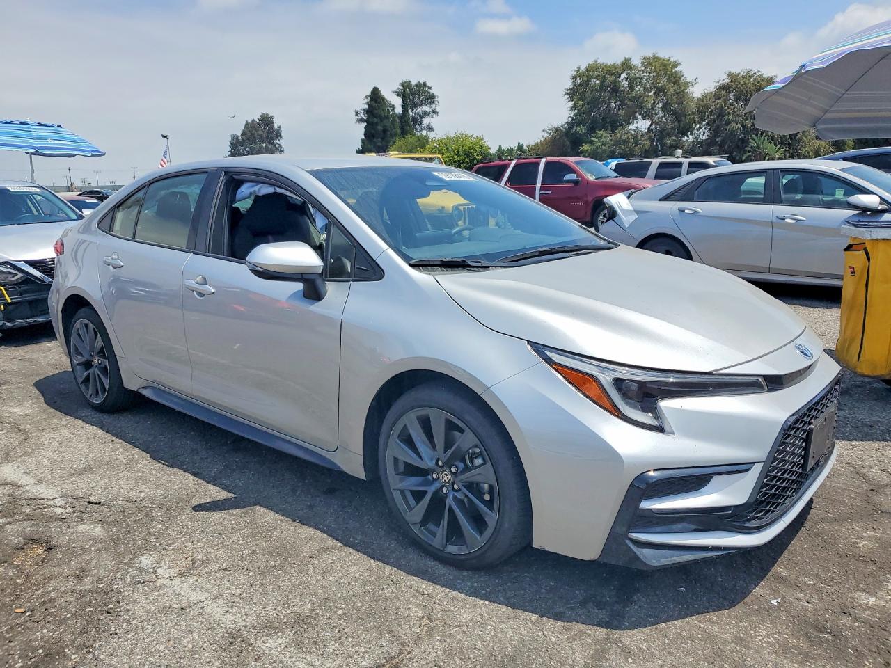 2024 Toyota Corolla Hybrid Se Silver vin: JTDBCMFE1R3067440
