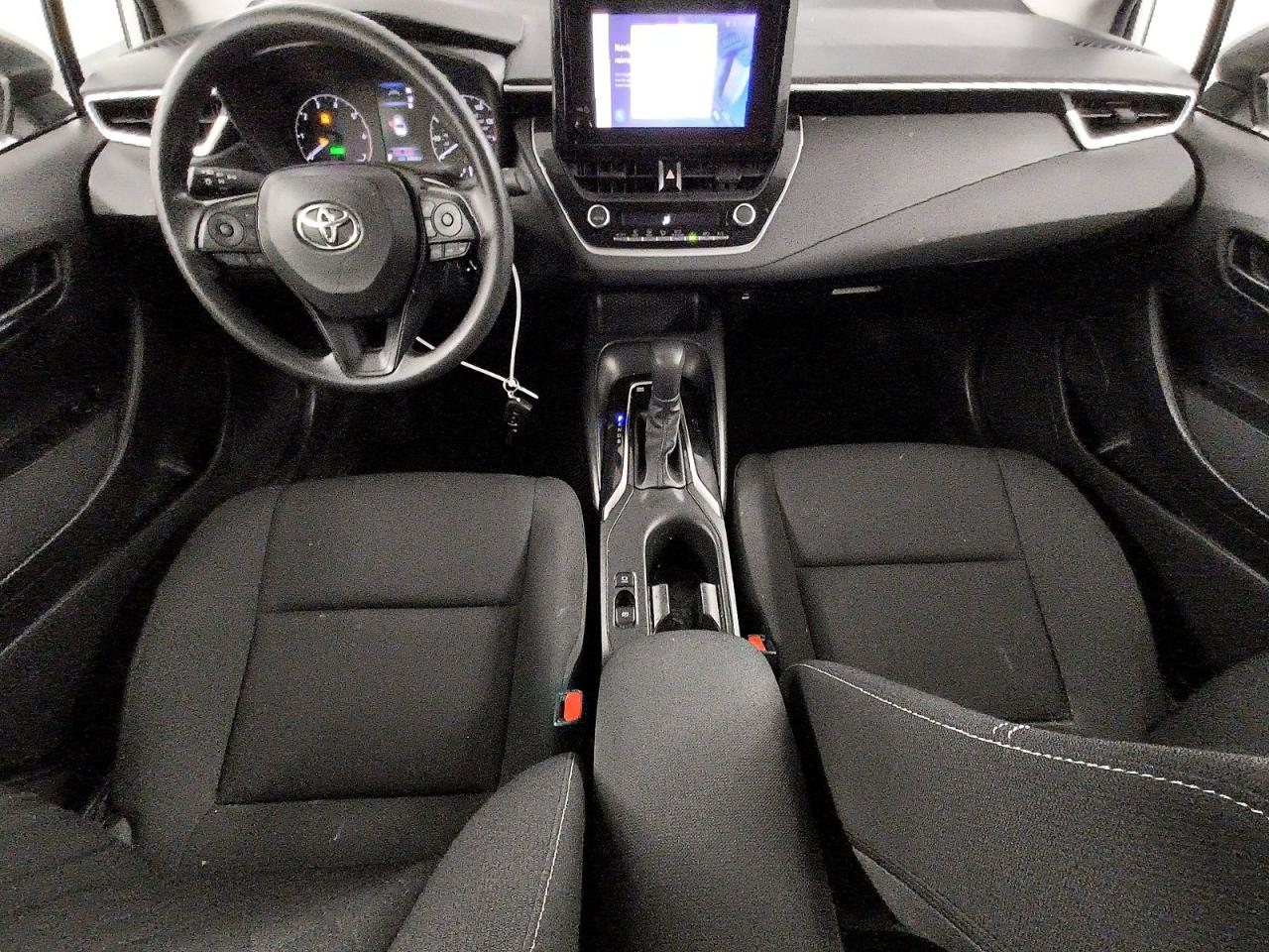 2023 Toyota Corolla Hybrid Le White vin: JTDBCMFE2P3002352