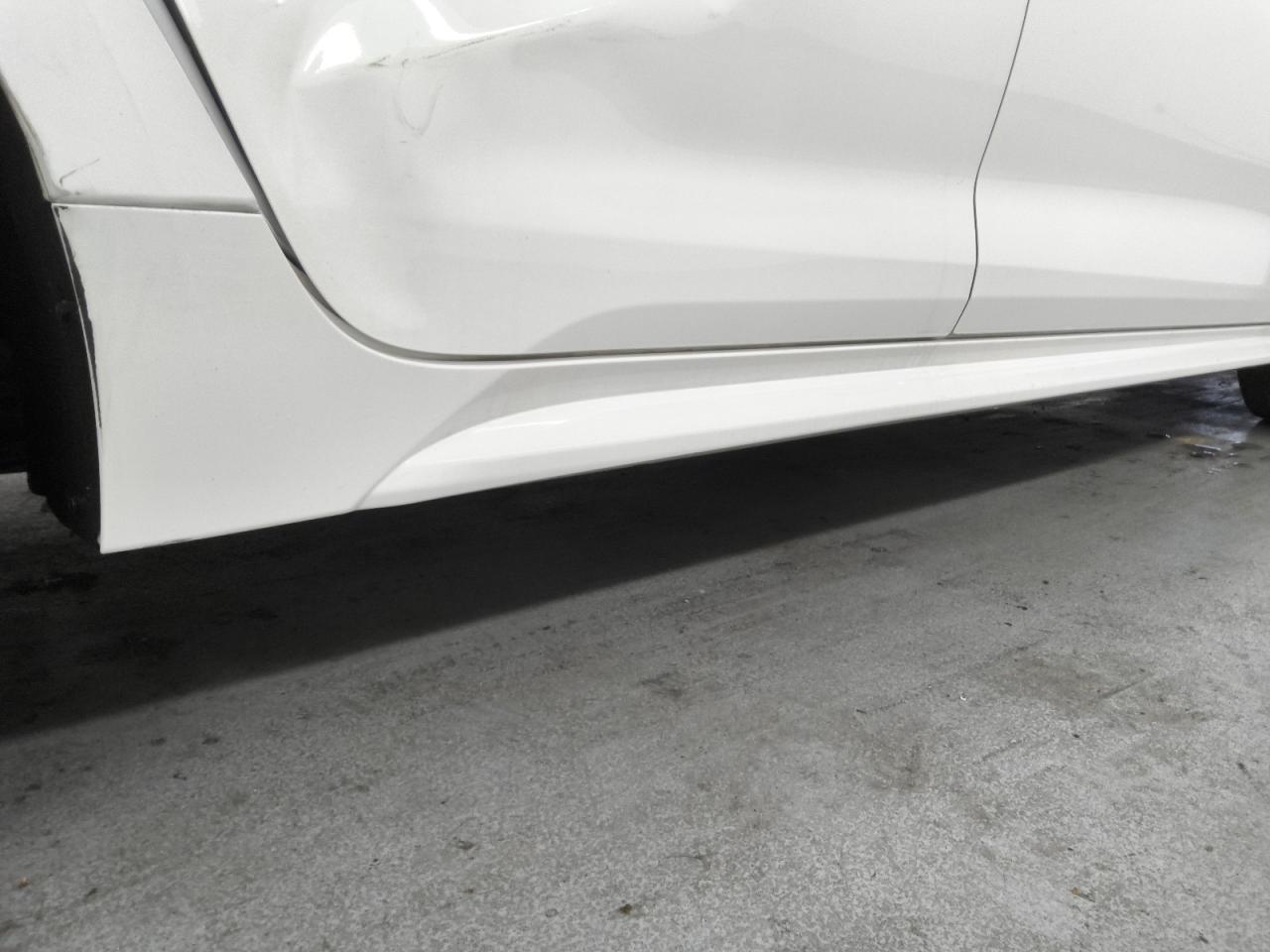 2023 Toyota Corolla Hybrid Le White vin: JTDBCMFE2P3002352 Damage: Right Rocker Panel, Heavy Scratch, 3 To 4 Inches