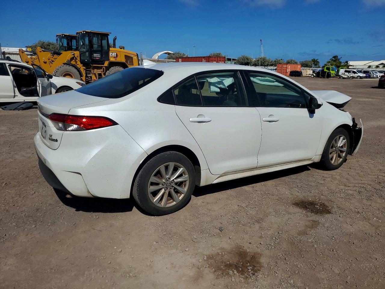 2023 Toyota Corolla Hybrid Le White vin: JTDBCMFE2PJ001391