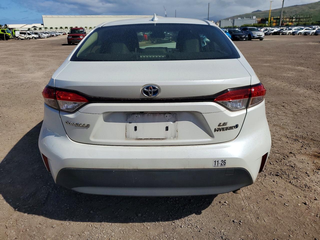 2023 Toyota Corolla Hybrid Le White vin: JTDBCMFE2PJ001391