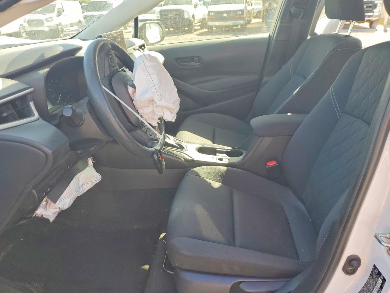 2023 Toyota Corolla Hybrid Le White vin: JTDBCMFE2PJ001391