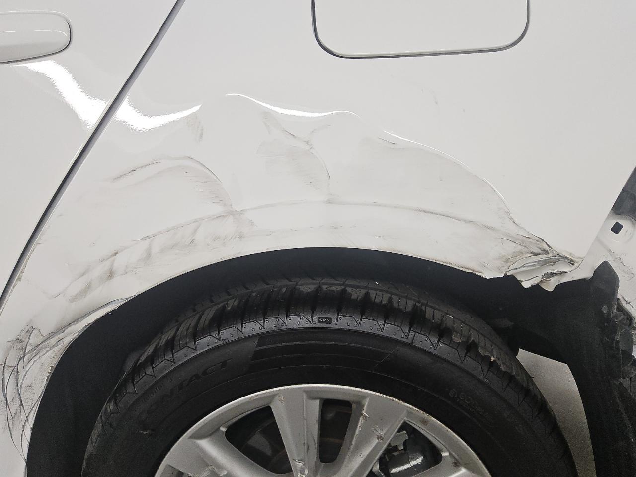 2024 Toyota Corolla Hybrid Le White vin: JTDBCMFE3R3062479 Damage: Left Qtr Panel, Dent(S) W/ Paint Dmg, > 12 Inches
