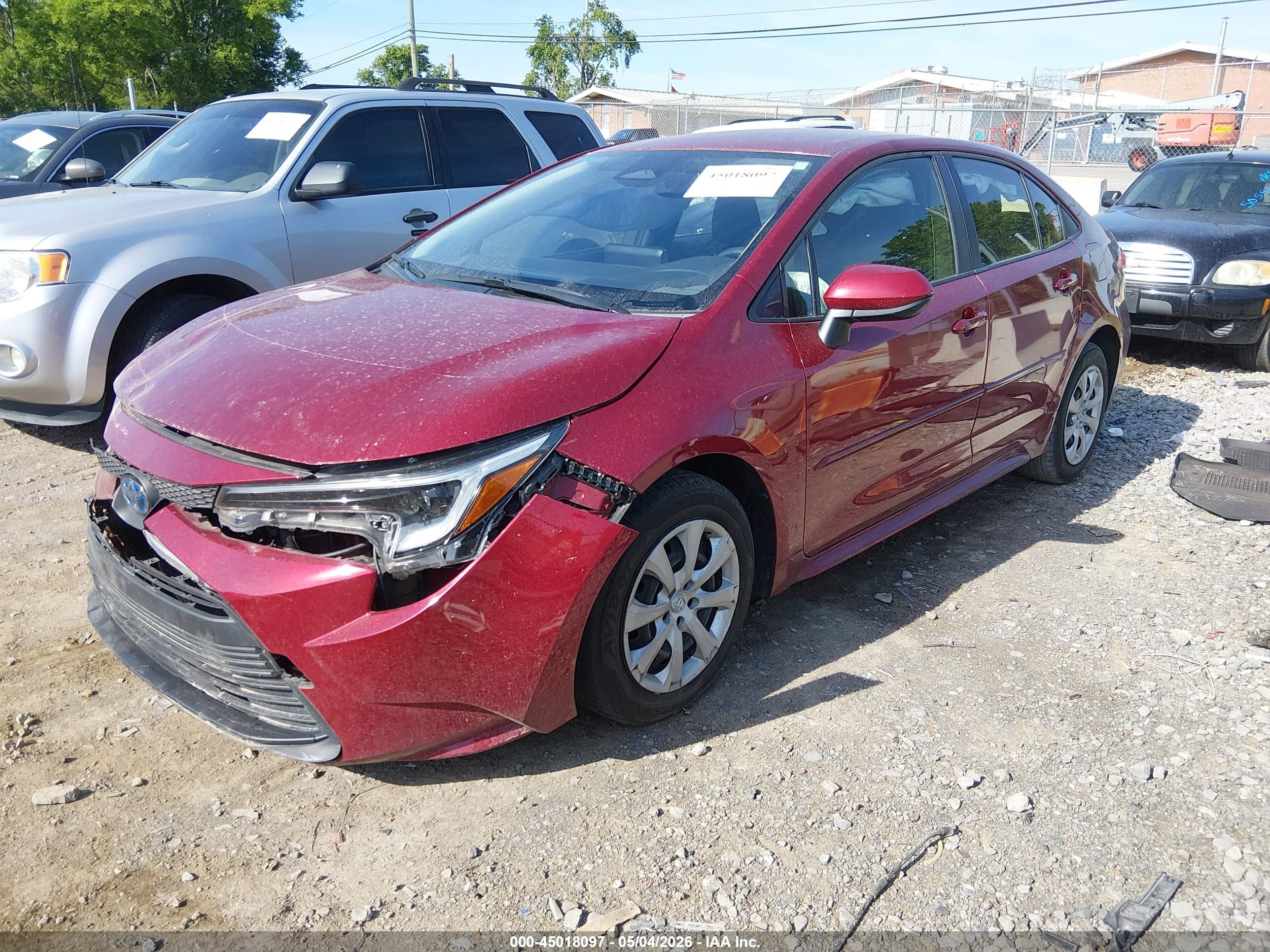 2023 Toyota Corolla Hybrid Le Red vin: JTDBCMFE4PJ004924
