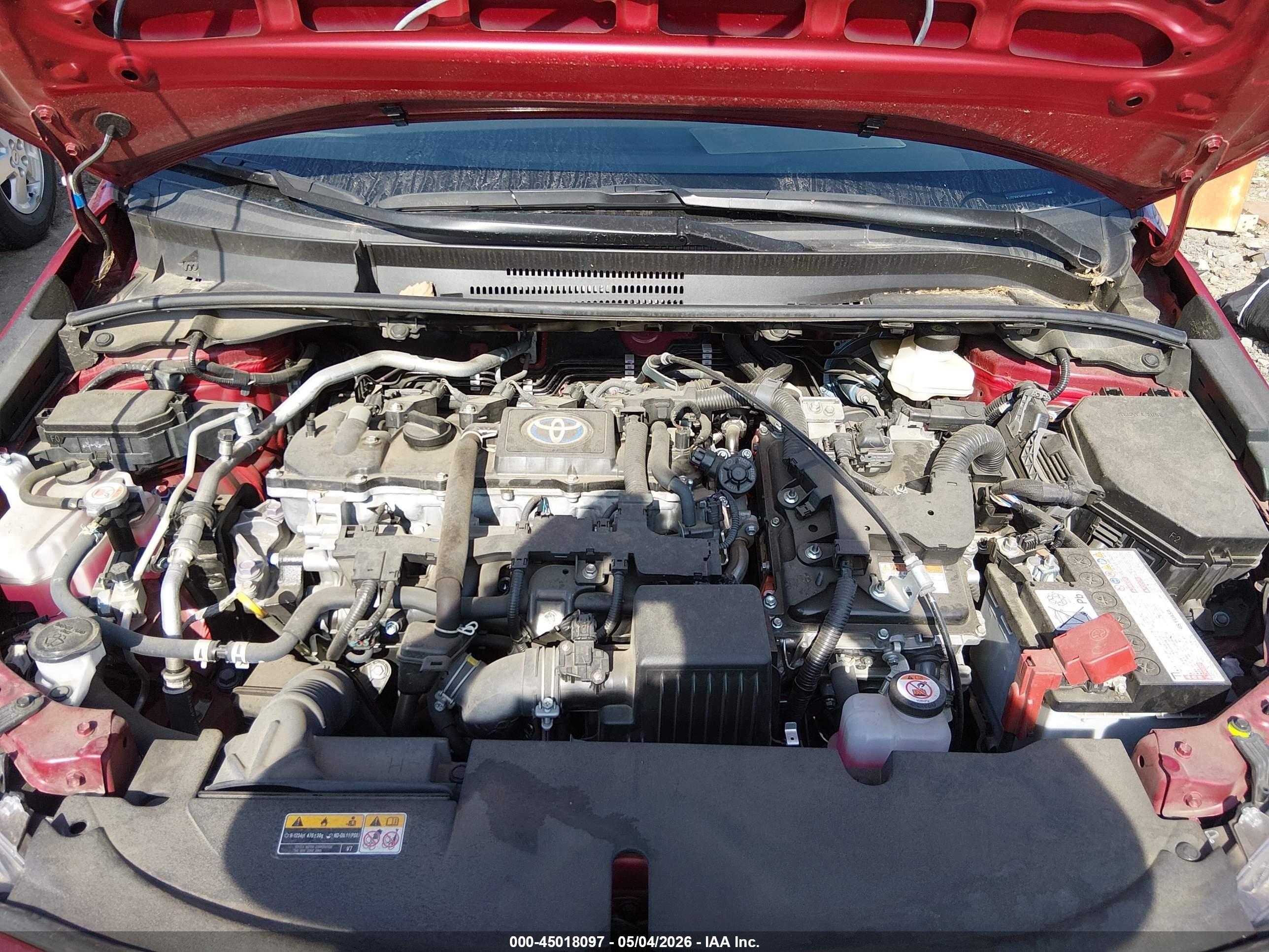 2023 Toyota Corolla Hybrid Le Red vin: JTDBCMFE4PJ004924