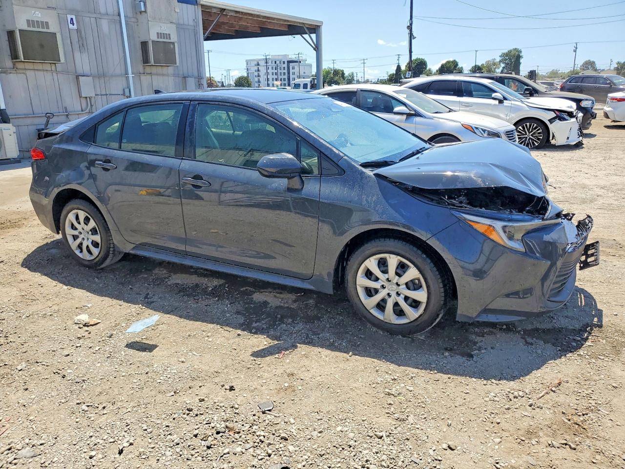 2023 Toyota Corolla Hybrid Le Gray vin: JTDBCMFE5P3024247