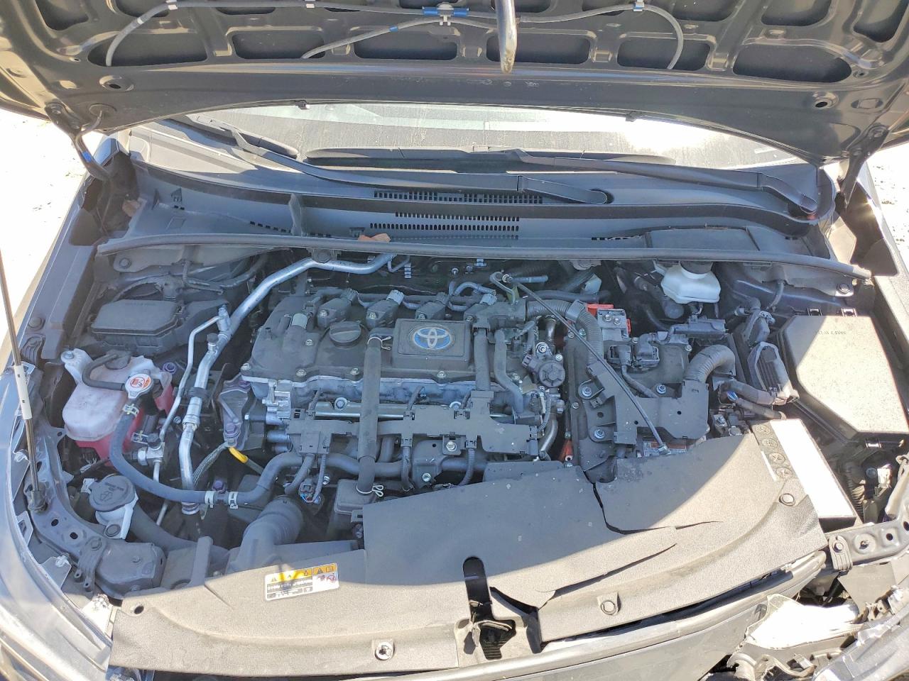 2023 Toyota Corolla Hybrid Le Gray vin: JTDBCMFE5P3024247