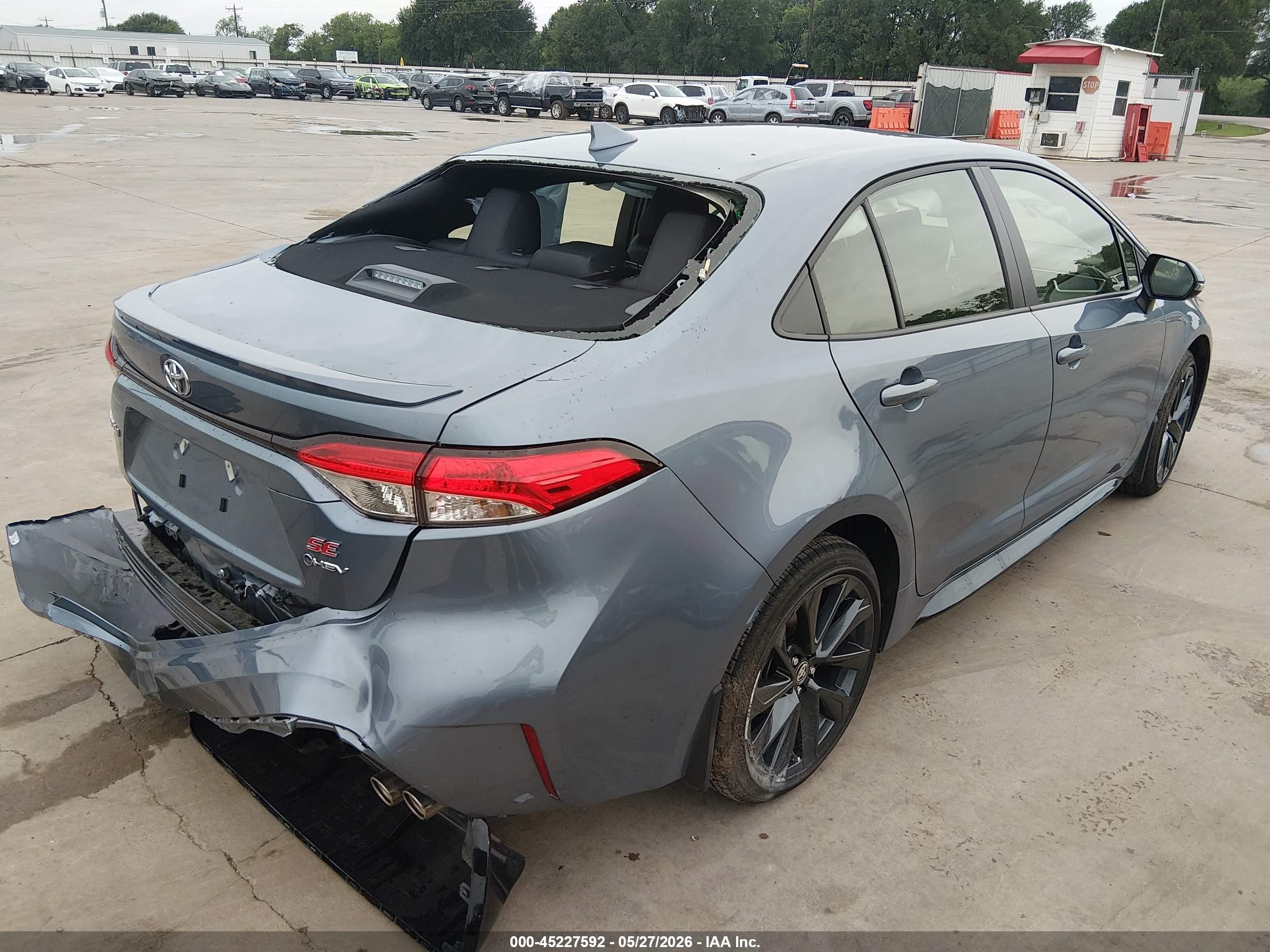 2026 Toyota Corolla Hybrid Hybrid Se Blue vin: JTDBCMFE5T3122382