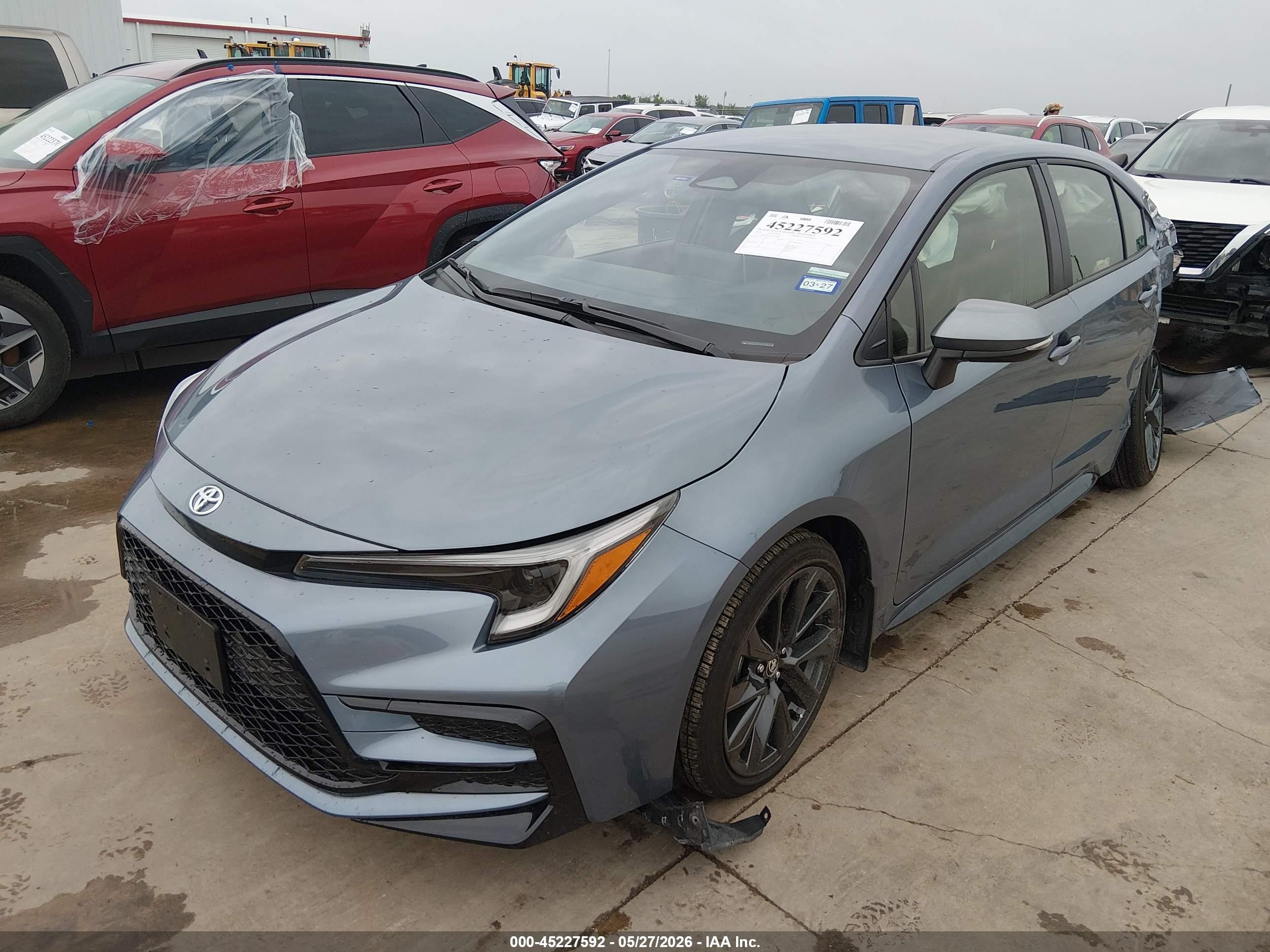 2026 Toyota Corolla Hybrid Hybrid Se Blue vin: JTDBCMFE5T3122382