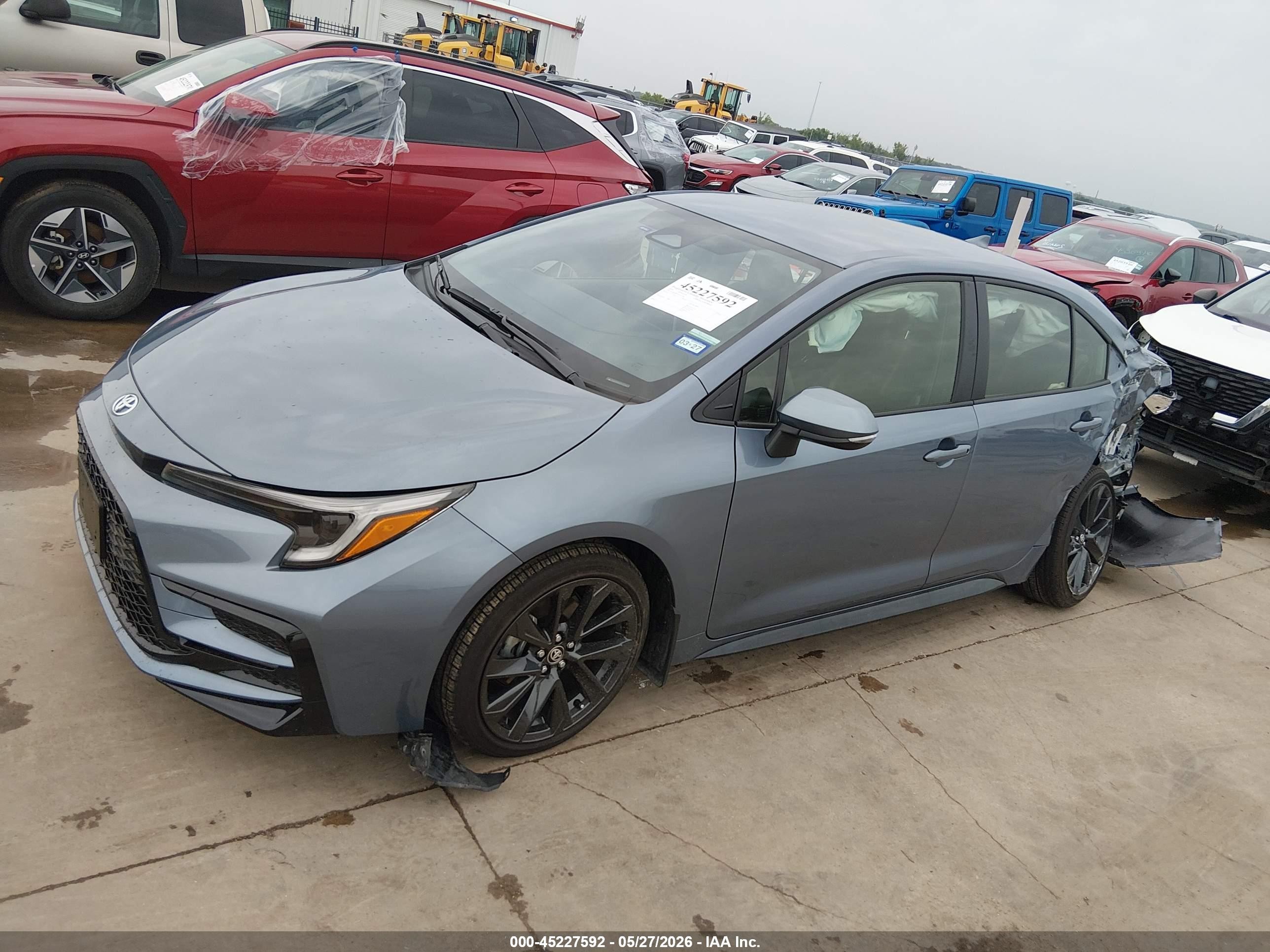 2026 Toyota Corolla Hybrid Hybrid Se Blue vin: JTDBCMFE5T3122382