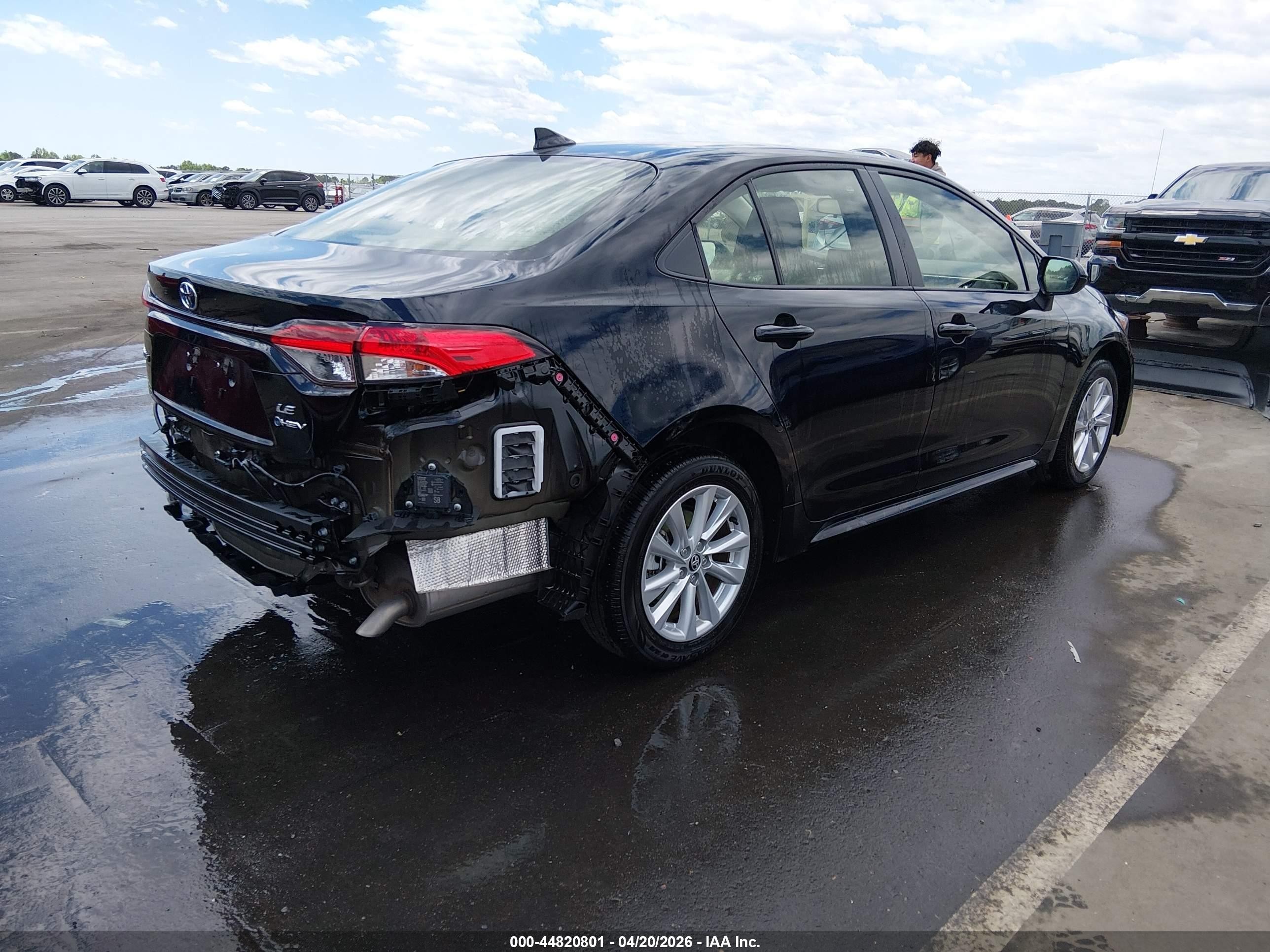 2025 Toyota Corolla Hybrid Le Black vin: JTDBCMFE6SJ042955