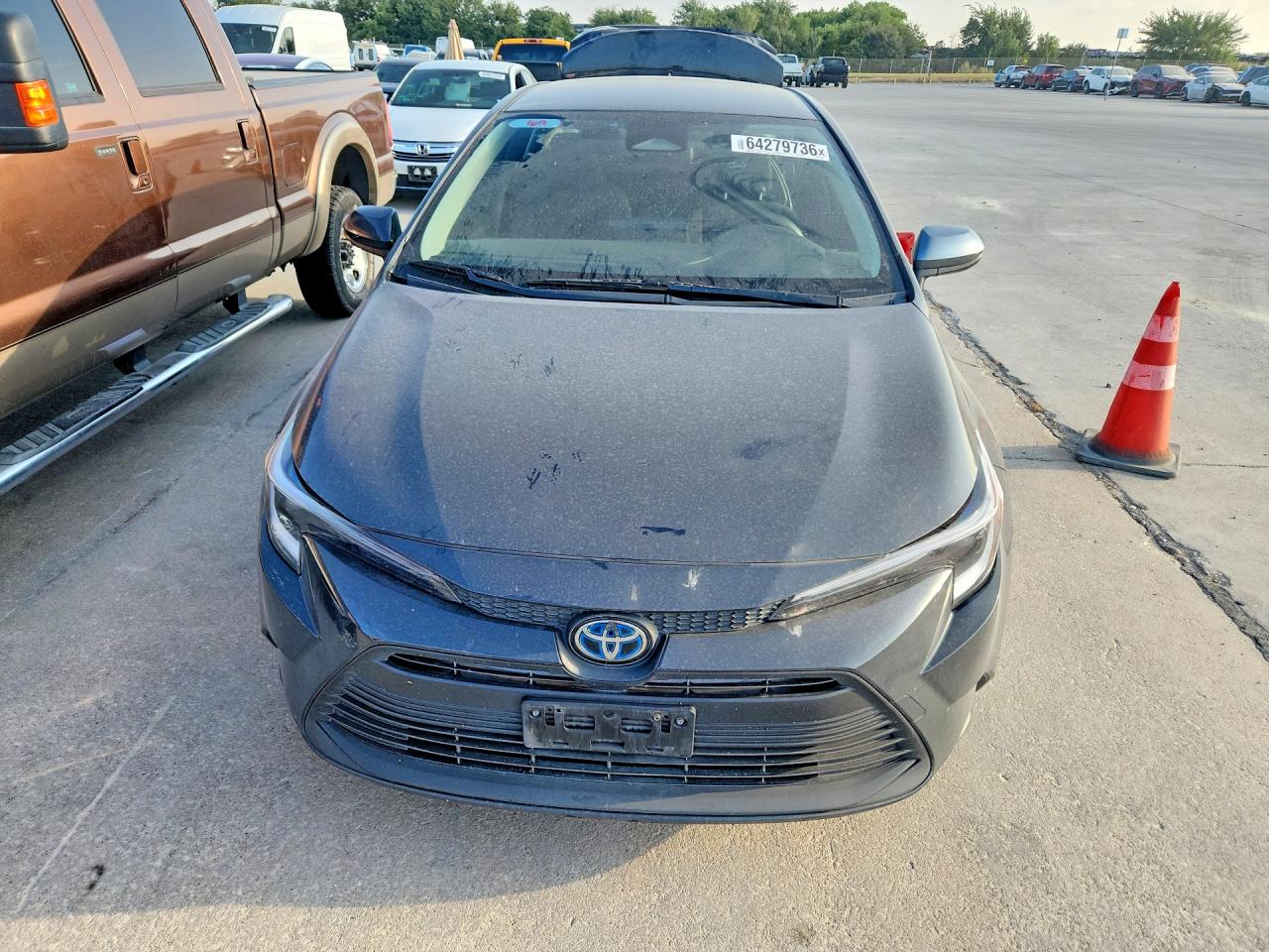 2023 Toyota Corolla Hybrid Le Серый vin: JTDBCMFE7P3014853