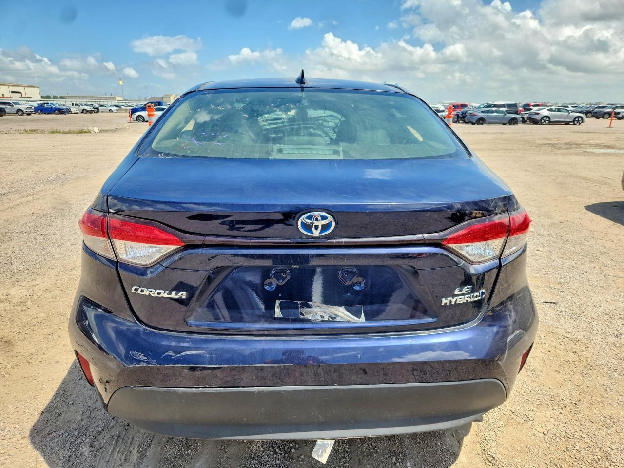 2023 Toyota Corolla Hybrid Le Blue vin: JTDBCMFE7PJ011883