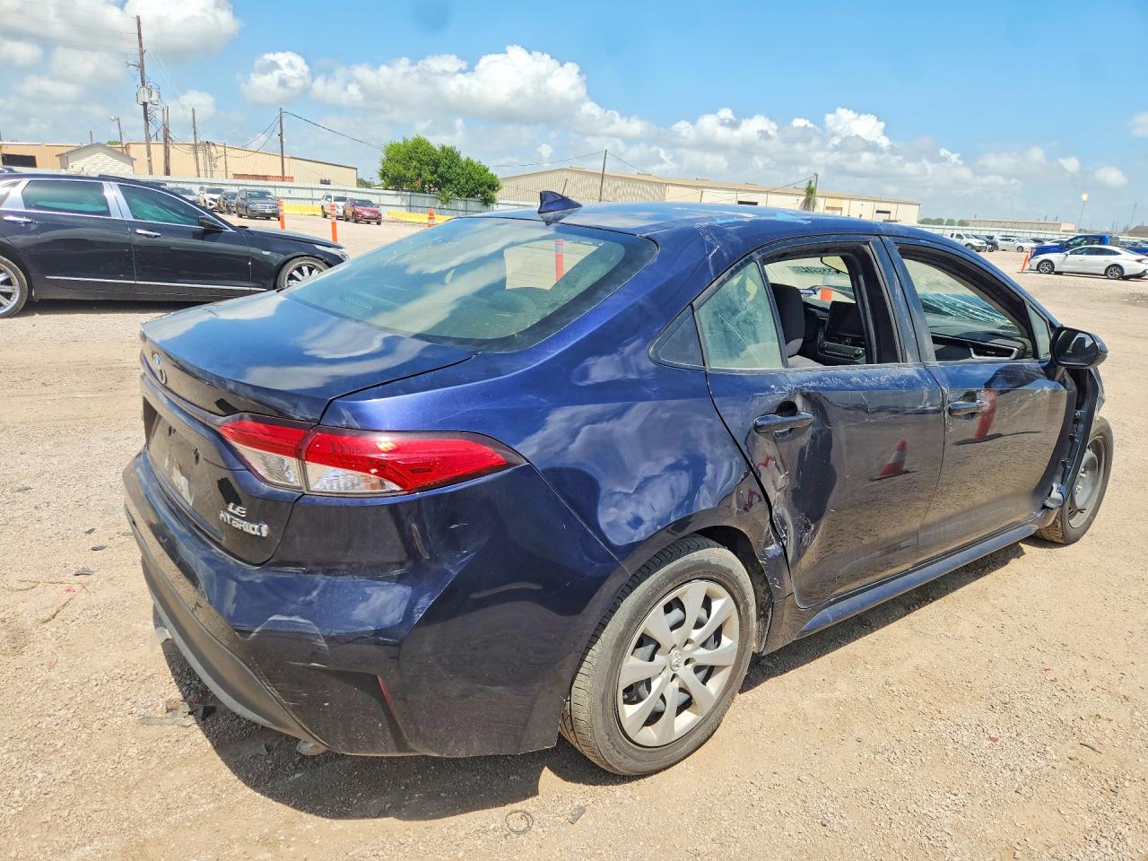 2023 Toyota Corolla Hybrid Le Blue vin: JTDBCMFE7PJ011883