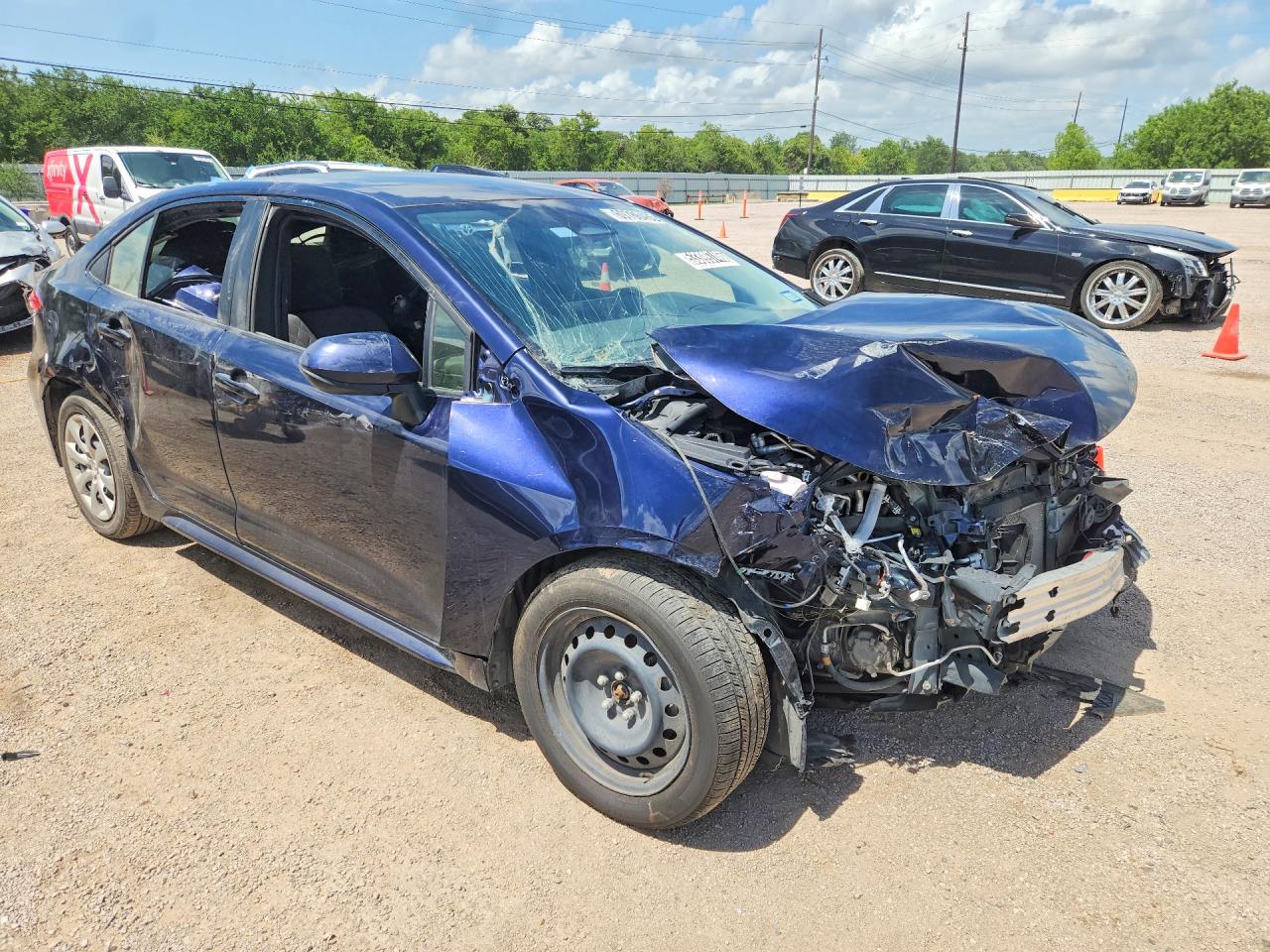 2023 Toyota Corolla Hybrid Le Blue vin: JTDBCMFE7PJ011883
