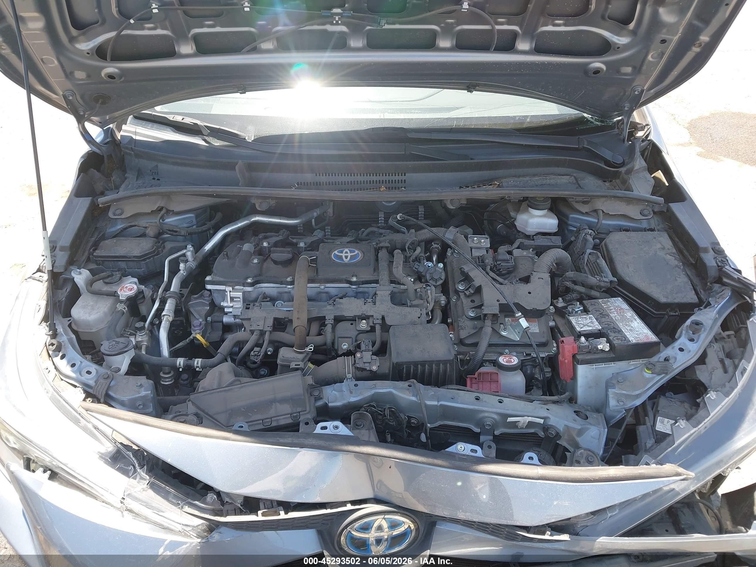 2023 Toyota Corolla Hybrid Le Синий vin: JTDBCMFE8P3012013
