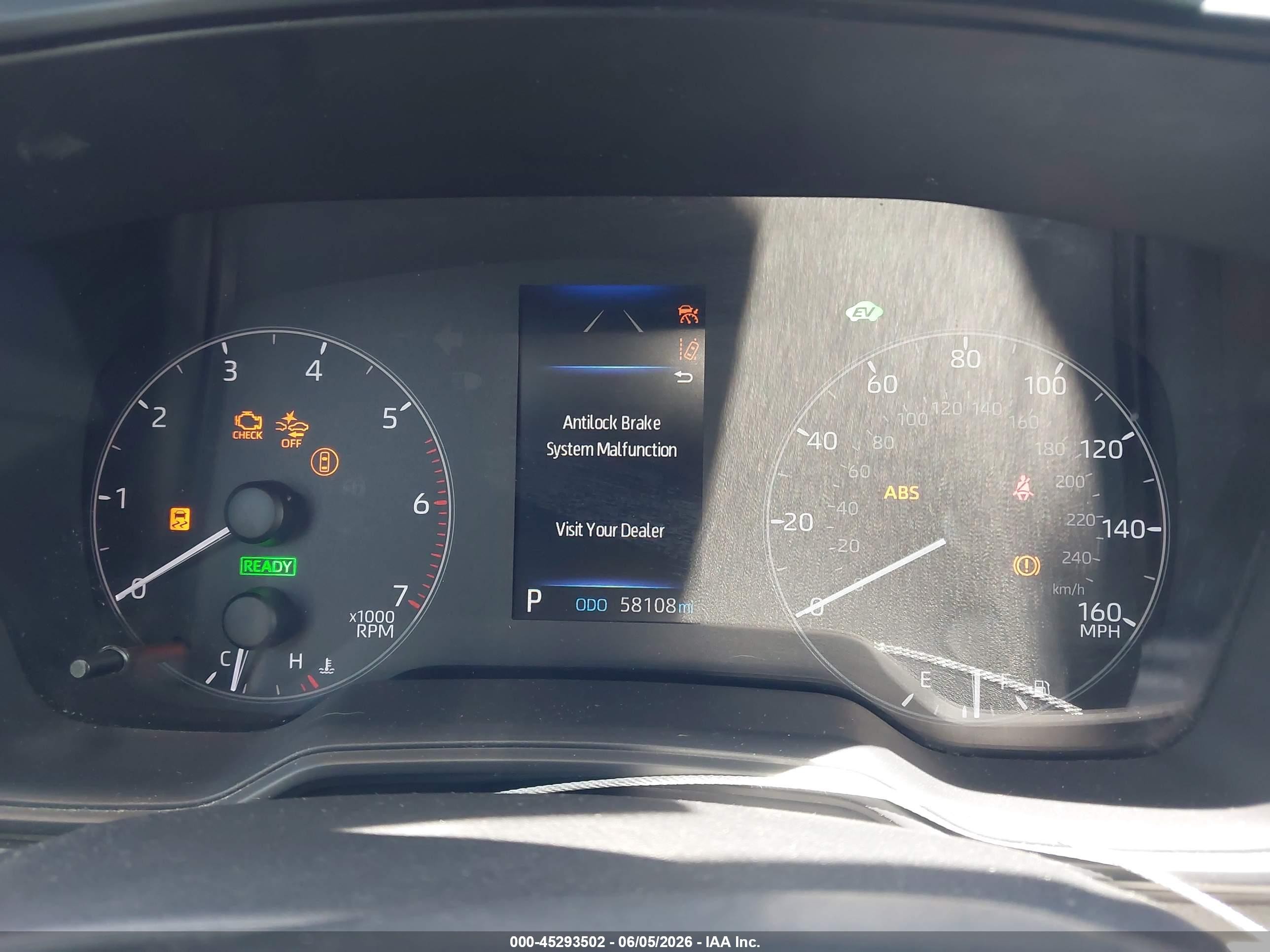 2023 Toyota Corolla Hybrid Le Синий vin: JTDBCMFE8P3012013