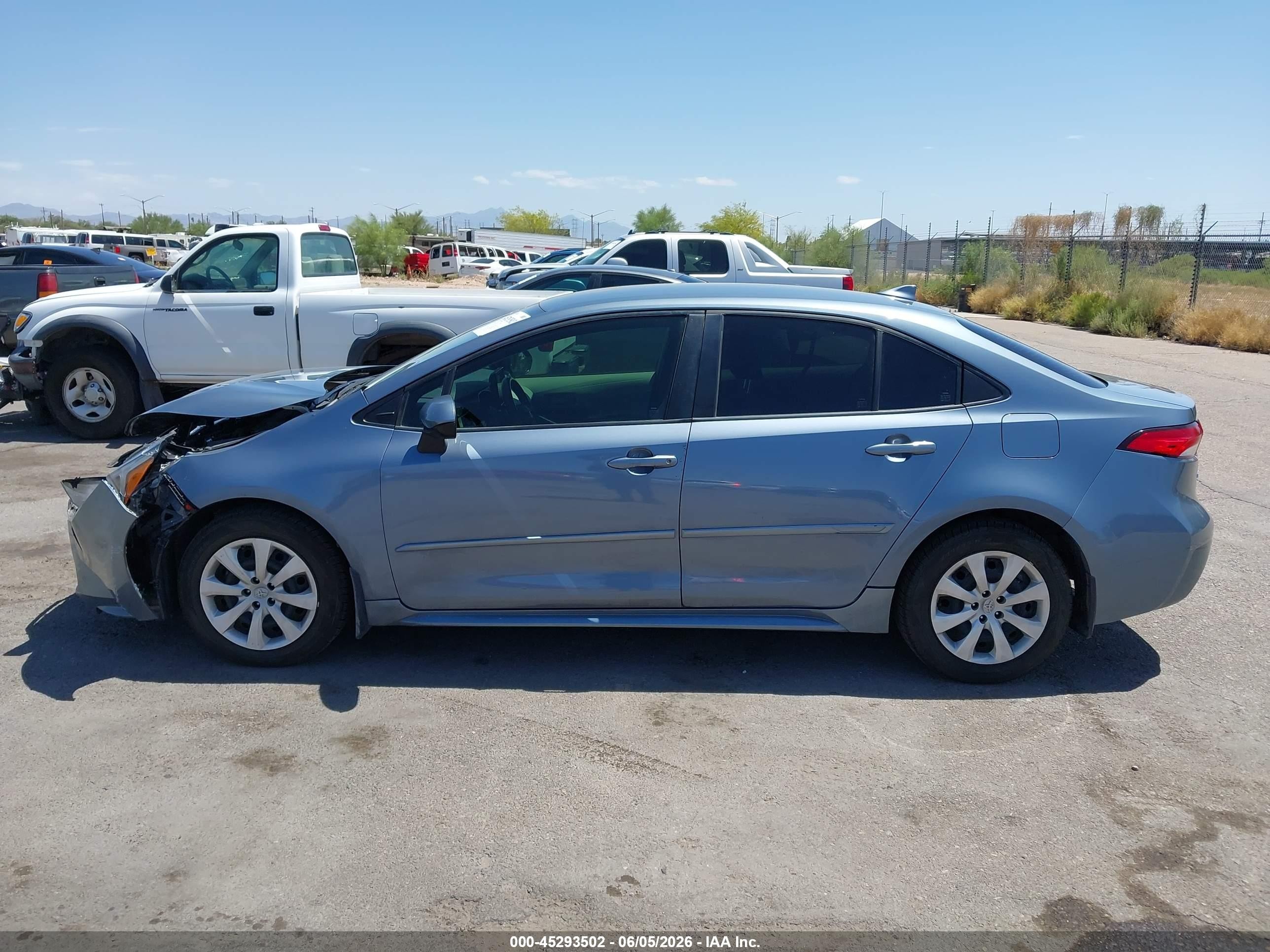 2023 Toyota Corolla Hybrid Le Синий vin: JTDBCMFE8P3012013