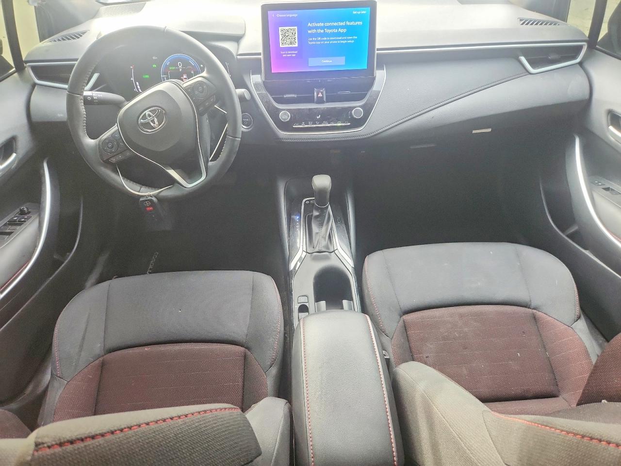 2025 Toyota Corolla Hybrid Se Black vin: JTDBCMFE8S3085147