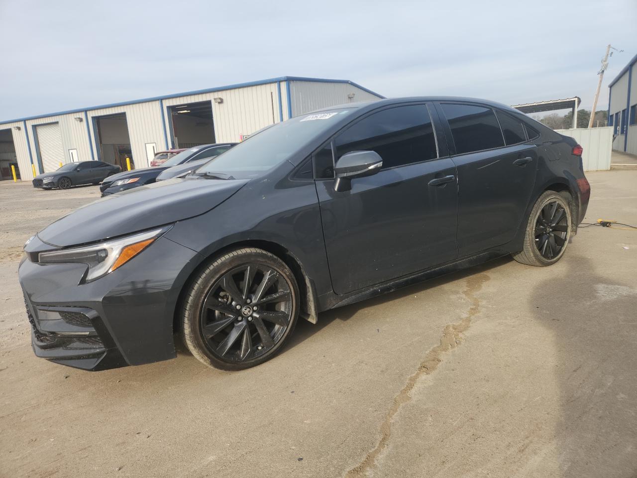 2025 Toyota Corolla Hybrid Se Black vin: JTDBCMFE8S3085147 Damage: Left Front Fender, Chipped, 3