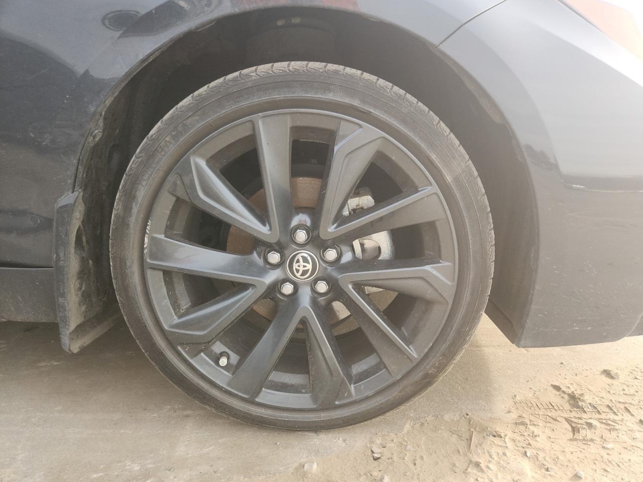 2025 Toyota Corolla Hybrid Se Black vin: JTDBCMFE8S3085147 Damage: Right Front Wheel, Curb Rash, 2 To 3 Inches