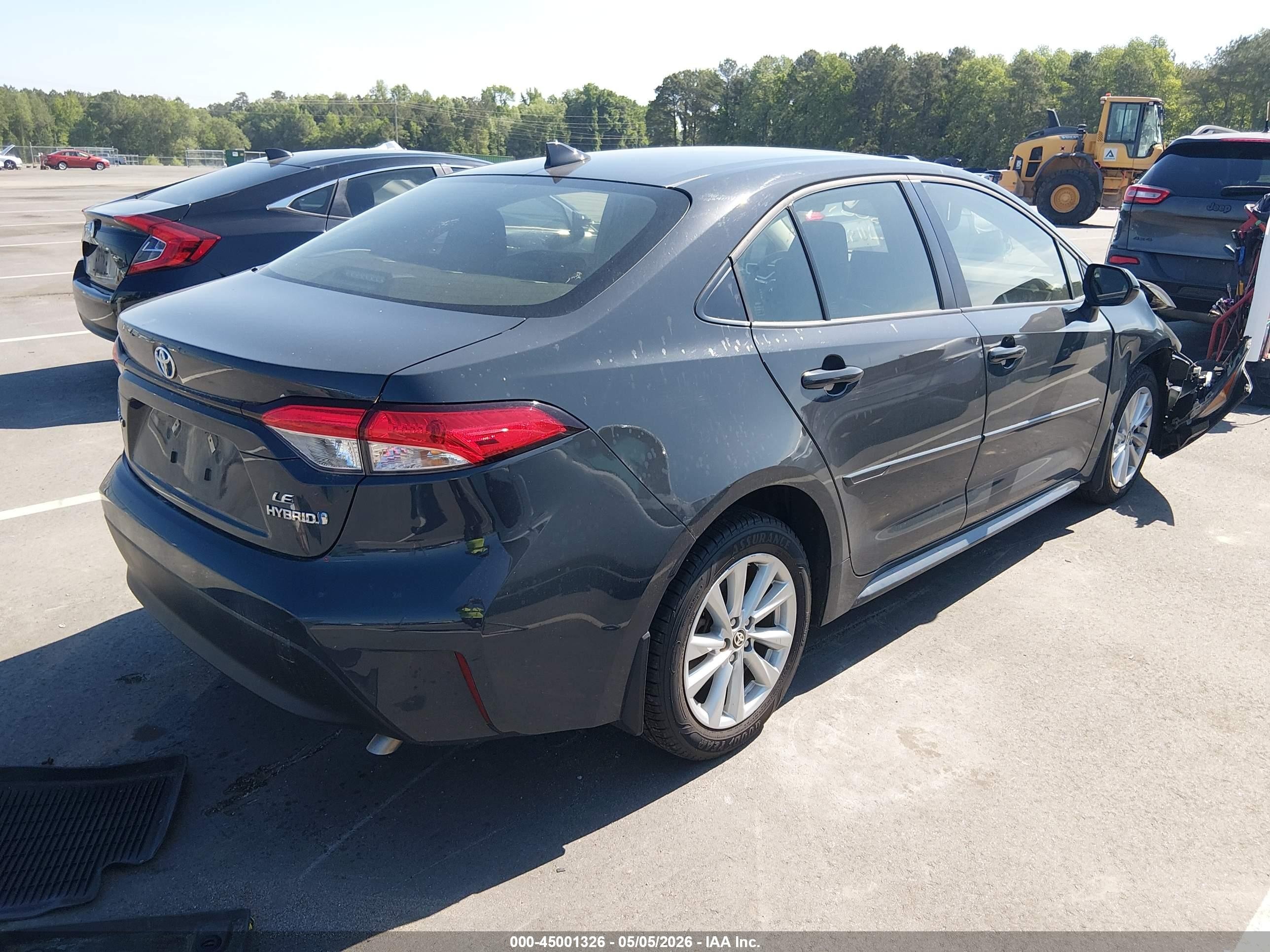 2024 Toyota Corolla Hybrid Le Gray vin: JTDBCMFE9R3035948
