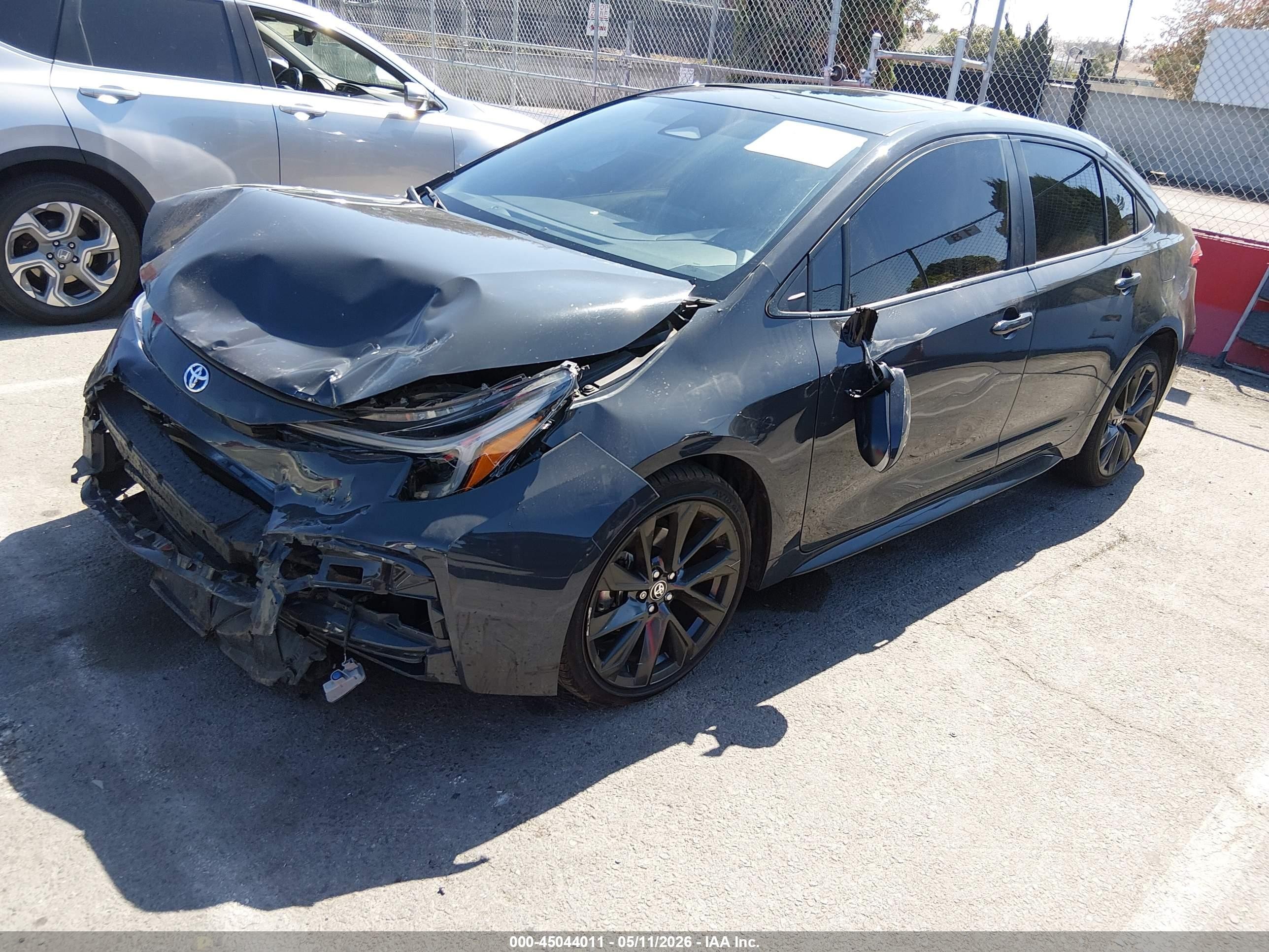 2024 Toyota Corolla Hybrid Se Black vin: JTDBCMFE9R3046089
