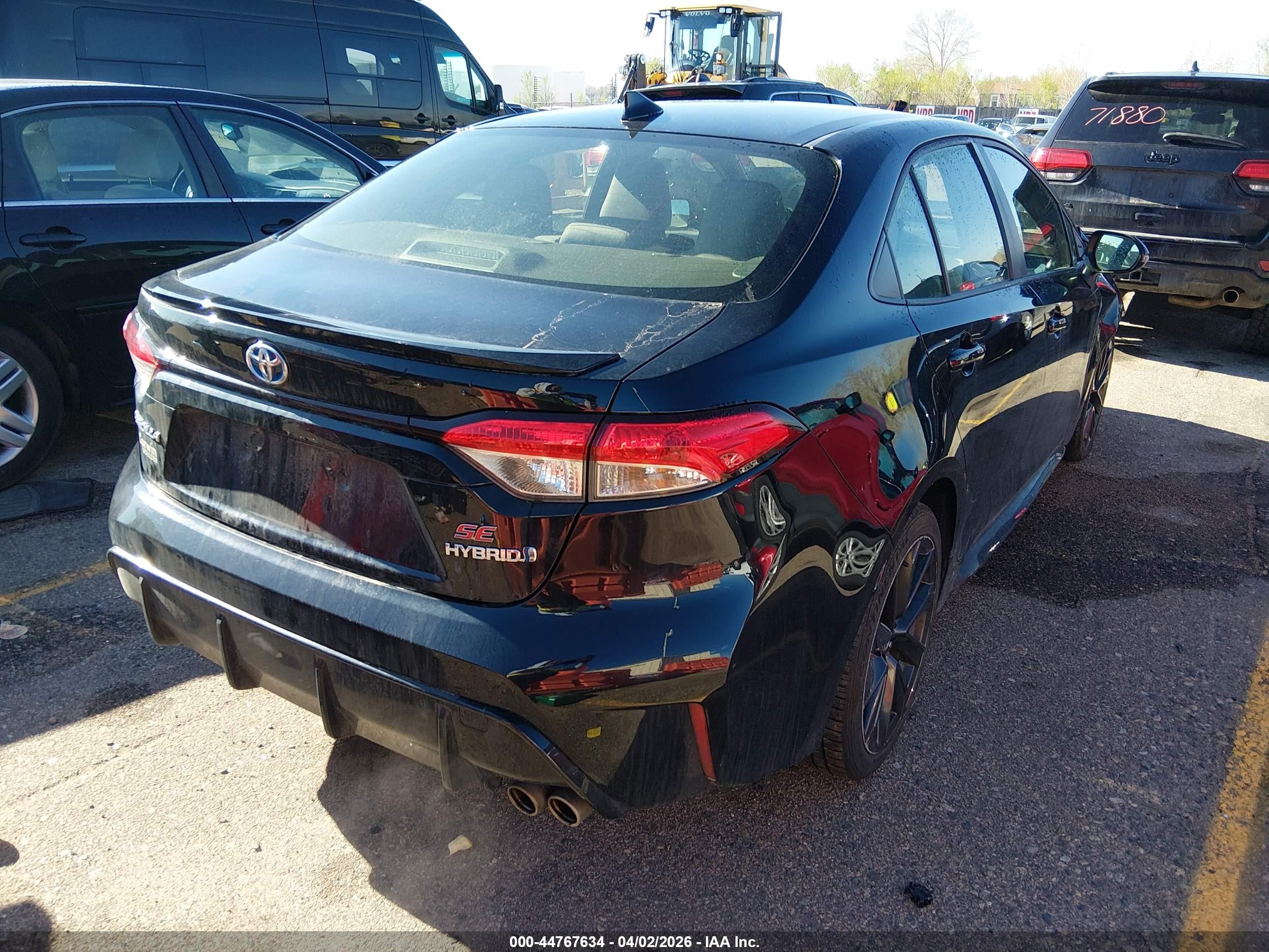 2024 Toyota Corolla Hybrid Se Black vin: JTDBCMFEXRJ025599