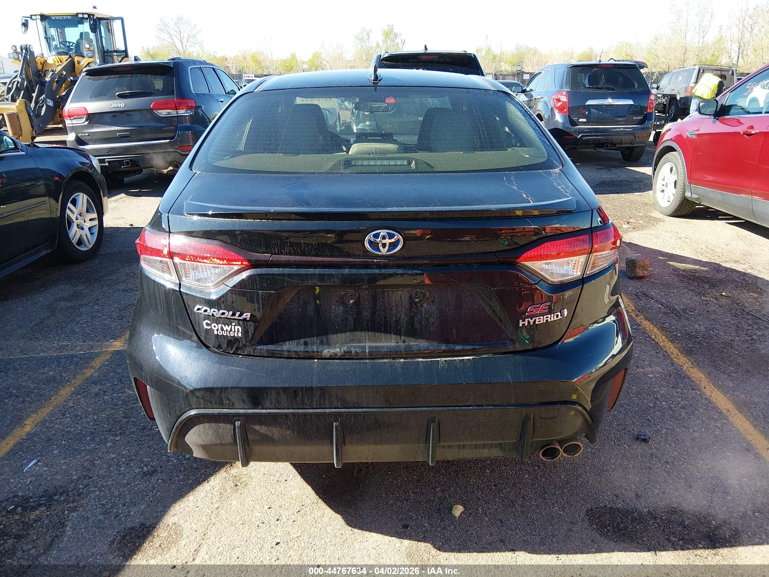 2024 Toyota Corolla Hybrid Se Black vin: JTDBCMFEXRJ025599