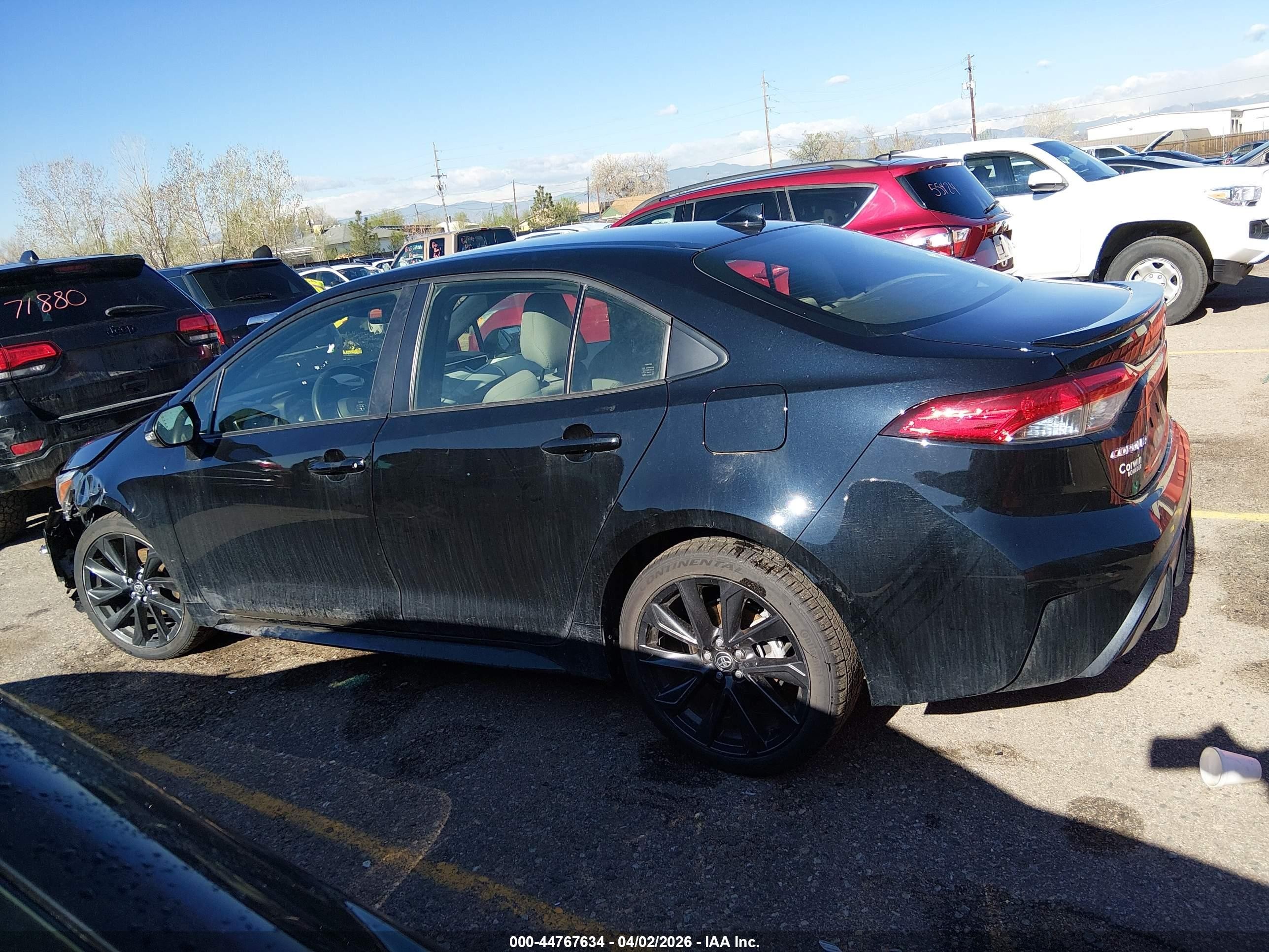 2024 Toyota Corolla Hybrid Se Black vin: JTDBCMFEXRJ025599