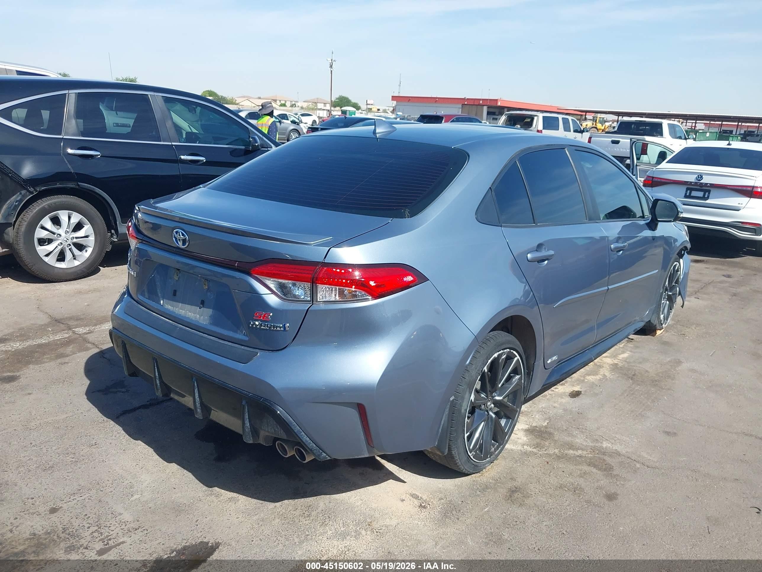 2024 Toyota Corolla Hybrid Se Light Blue vin: JTDBDMHE0RJ008093