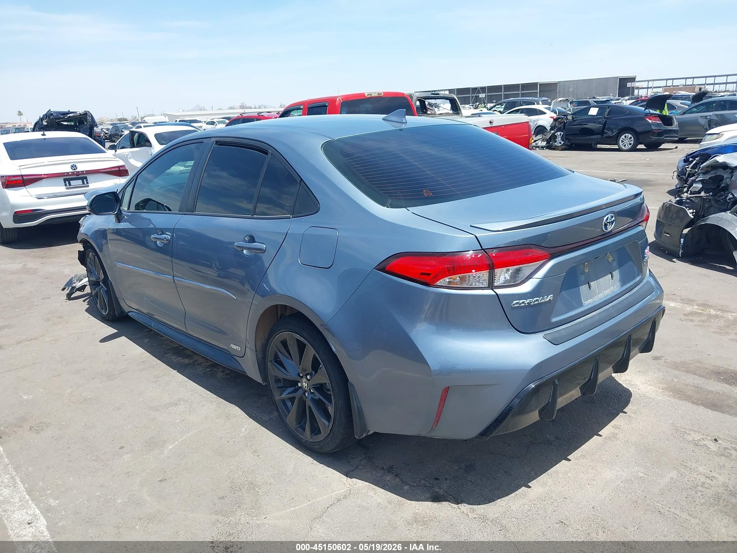 2024 Toyota Corolla Hybrid Se Light Blue vin: JTDBDMHE0RJ008093