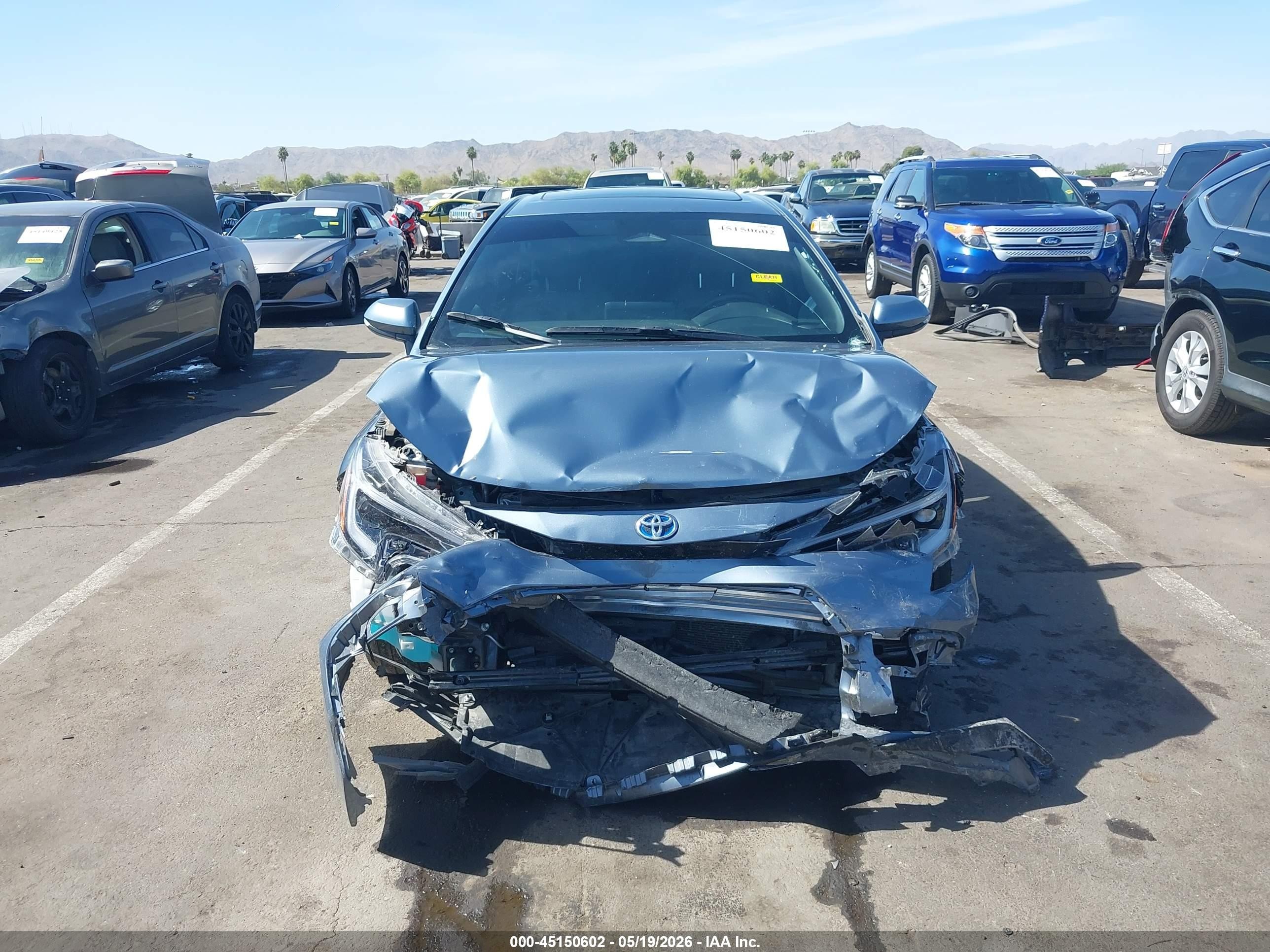 2024 Toyota Corolla Hybrid Se Light Blue vin: JTDBDMHE0RJ008093