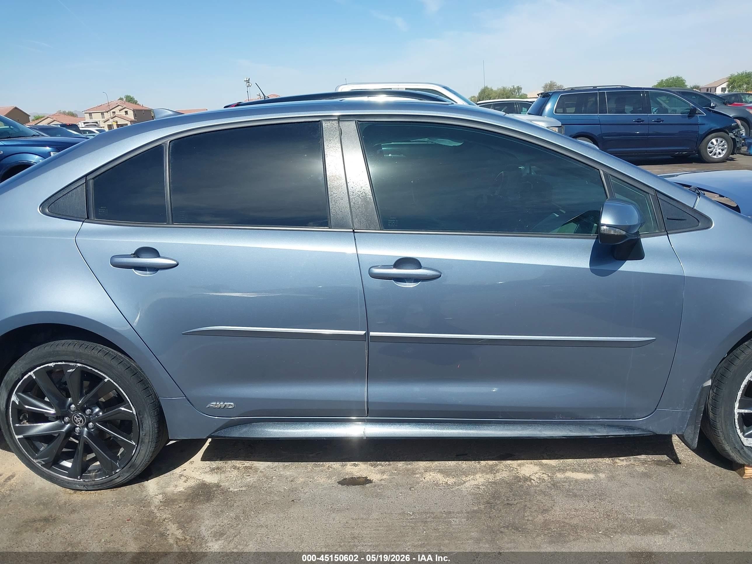 2024 Toyota Corolla Hybrid Se Light Blue vin: JTDBDMHE0RJ008093