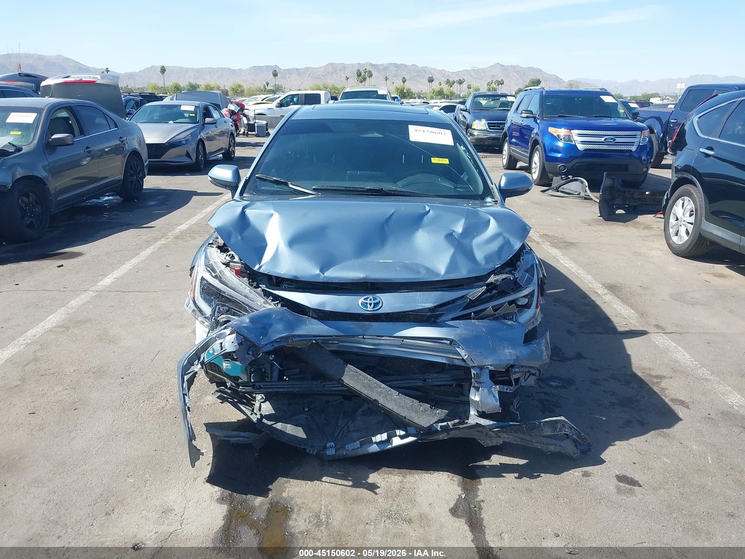 2024 Toyota Corolla Hybrid Se Light Blue vin: JTDBDMHE0RJ008093