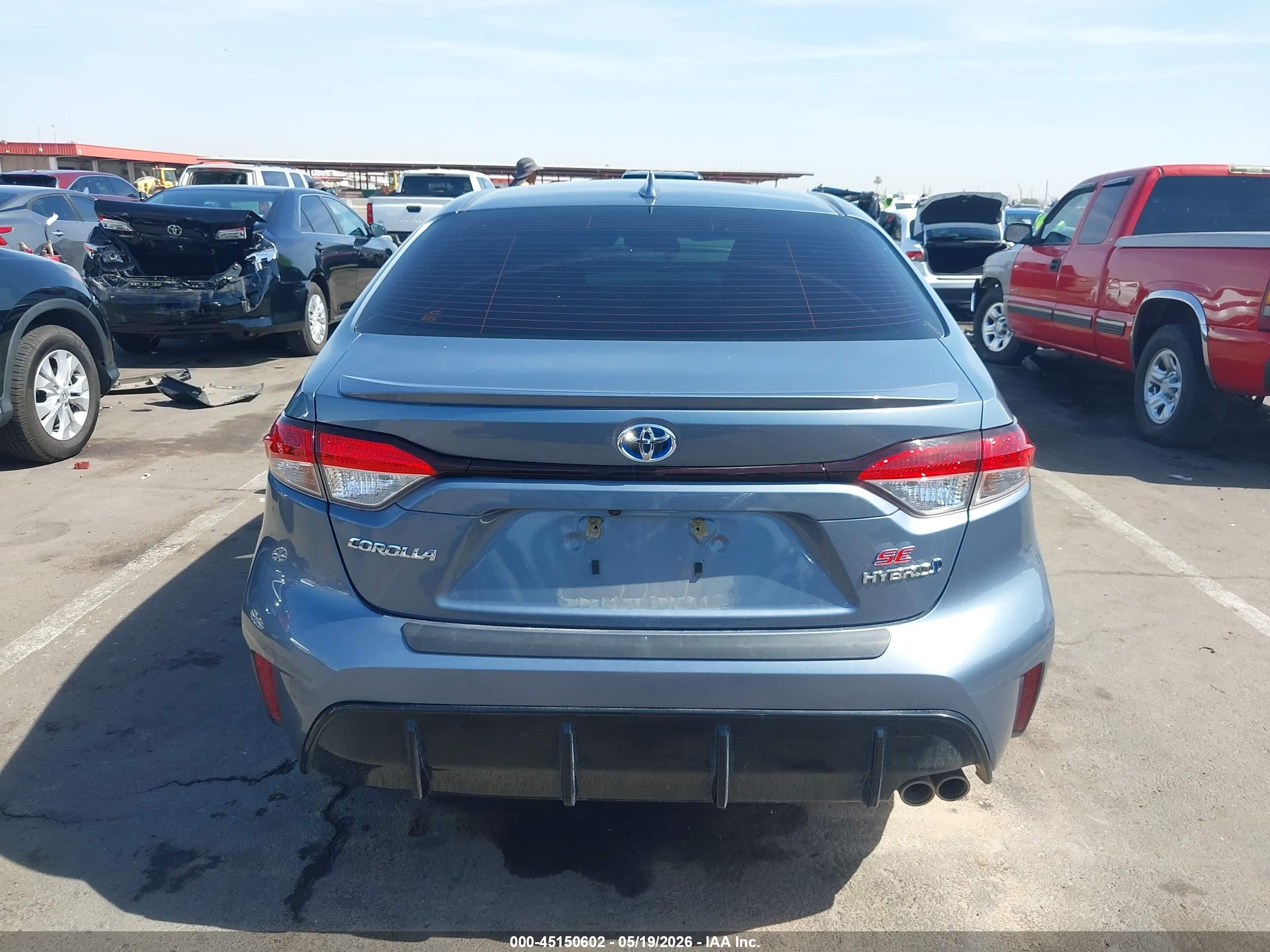 2024 Toyota Corolla Hybrid Se Light Blue vin: JTDBDMHE0RJ008093