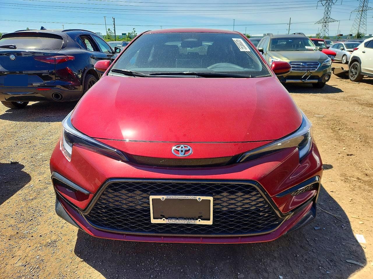 2026 Toyota Corolla Hybrid Se Красный vin: JTDBDMHE0T3030395