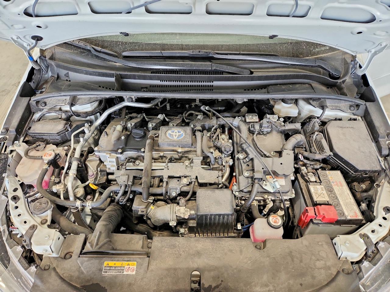 2023 Toyota Corolla Hybrid Se White vin: JTDBDMHE1PJ001327