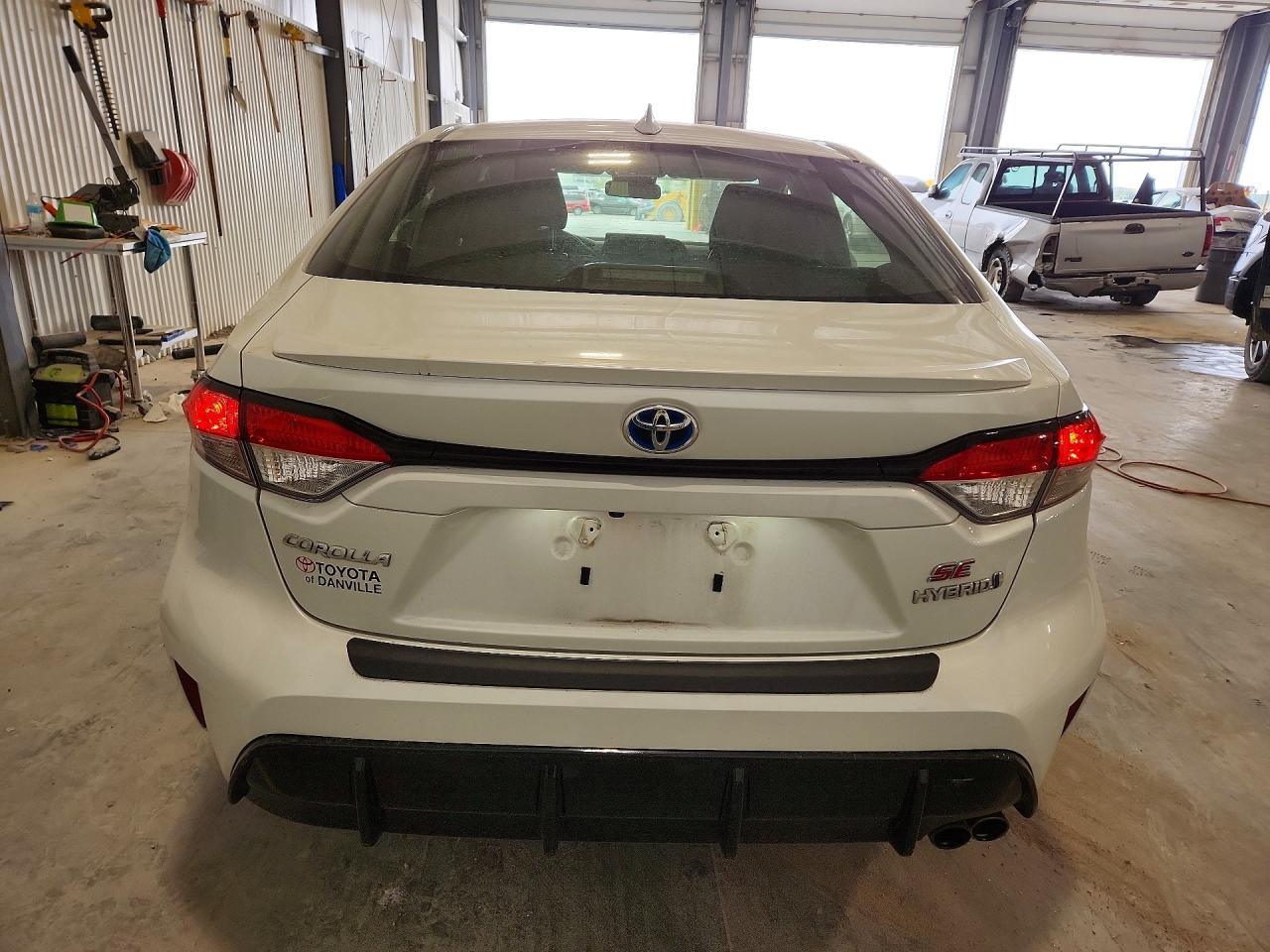 2023 Toyota Corolla Hybrid Se White vin: JTDBDMHE1PJ001327