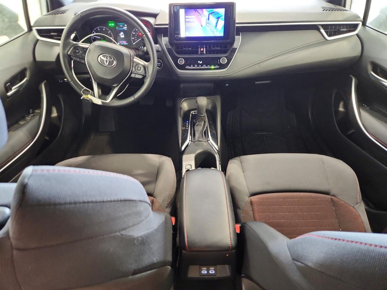 2023 Toyota Corolla Hybrid Se White vin: JTDBDMHE1PJ001327