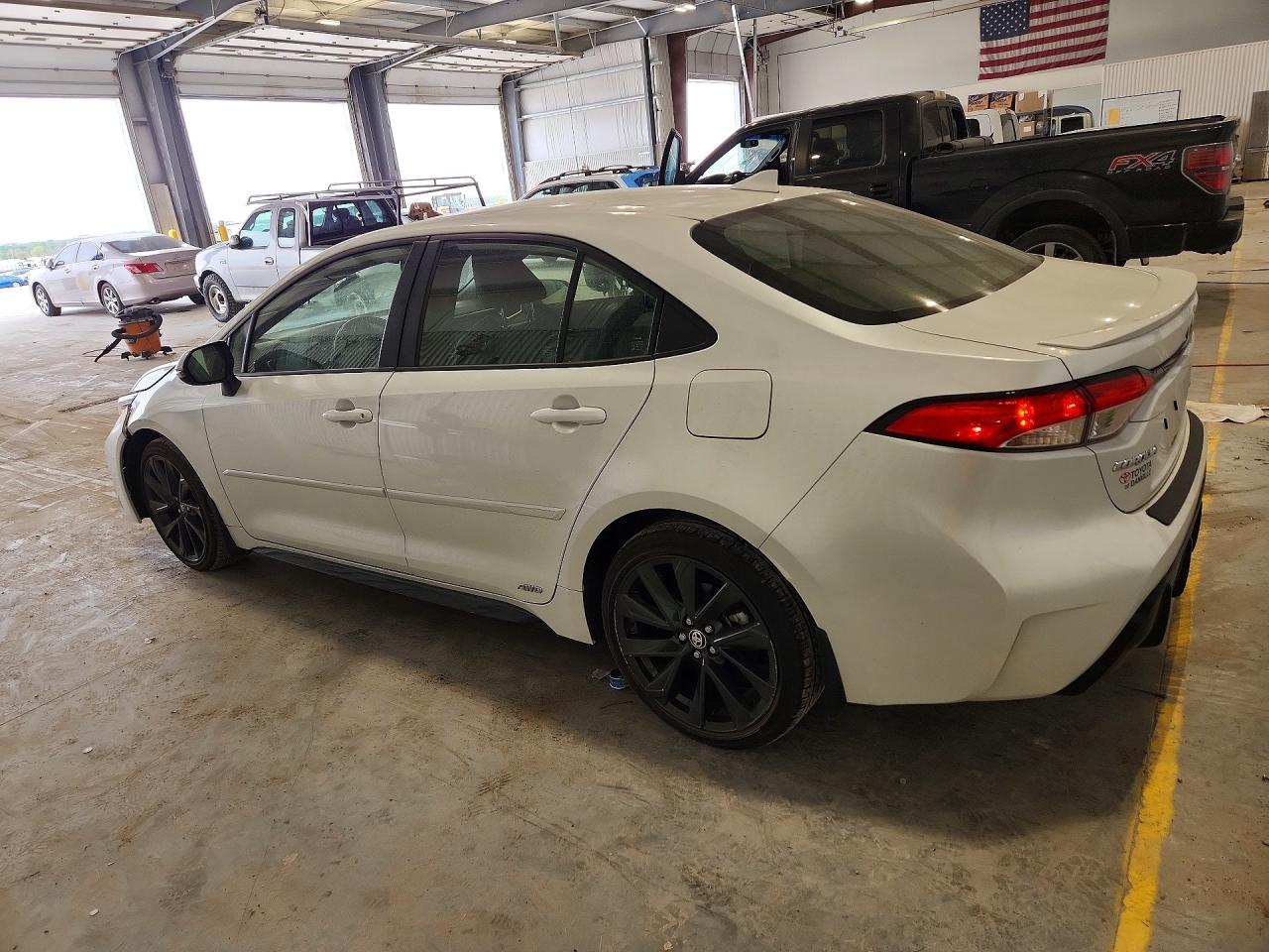2023 Toyota Corolla Hybrid Se White vin: JTDBDMHE1PJ001327