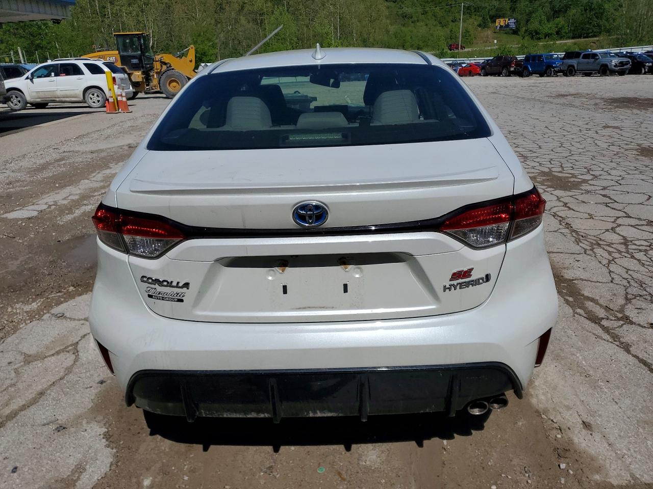 2023 Toyota Corolla Hybrid Se White vin: JTDBDMHE1PJ003496