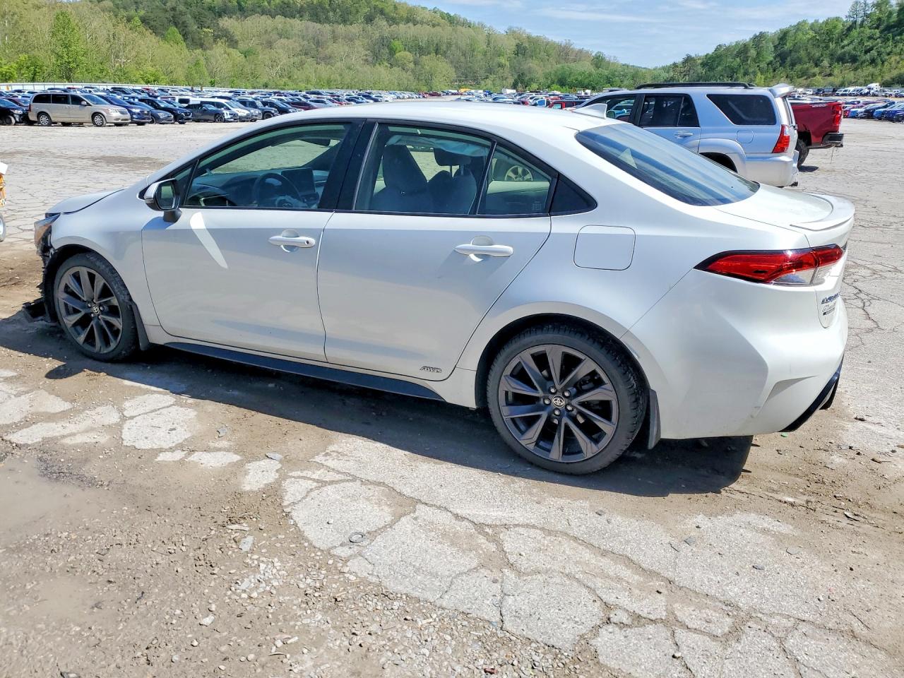 2023 Toyota Corolla Hybrid Se White vin: JTDBDMHE1PJ003496