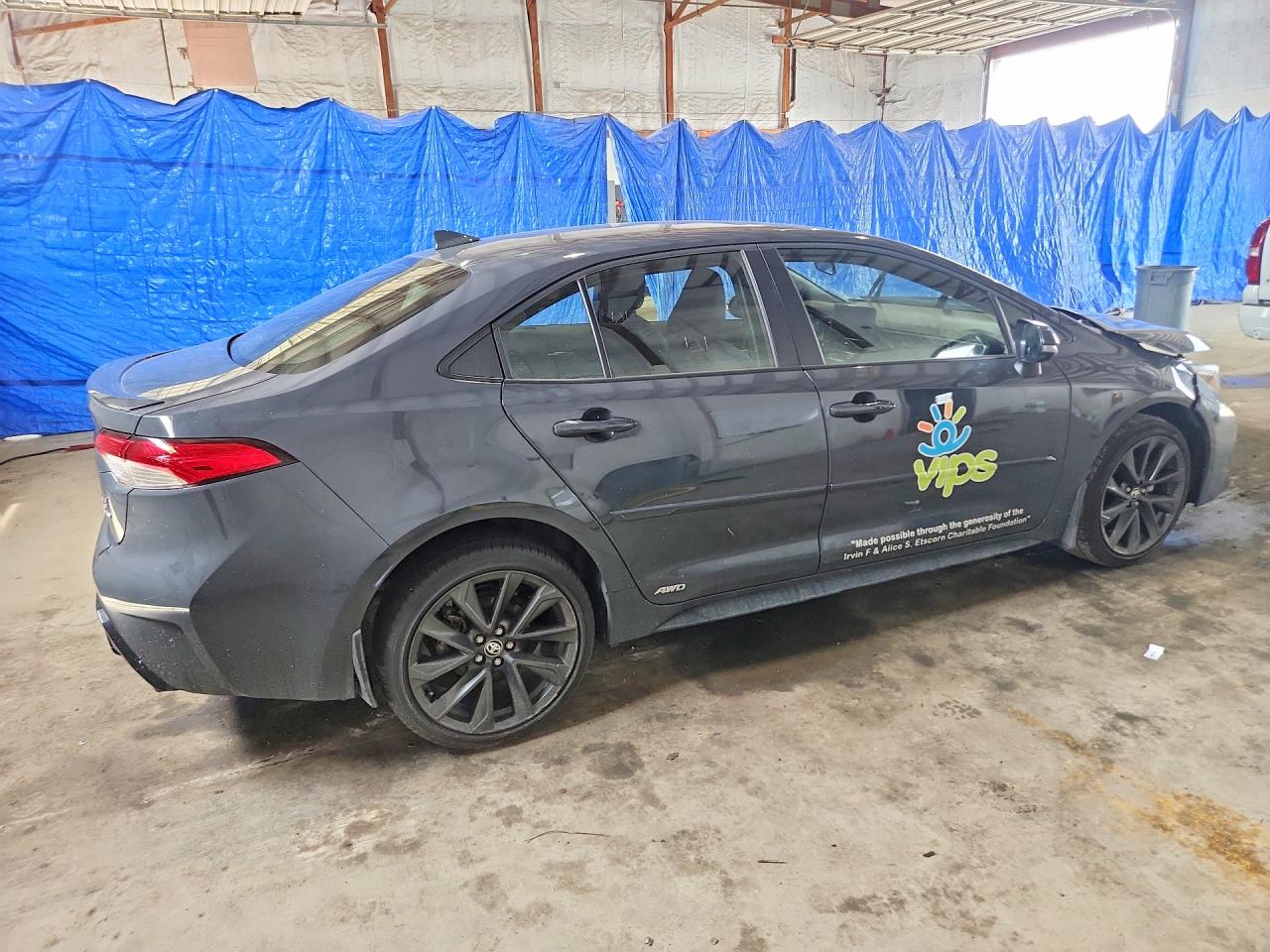 2025 Toyota Corolla Hybrid Se Gray vin: JTDBDMHE1S3018139