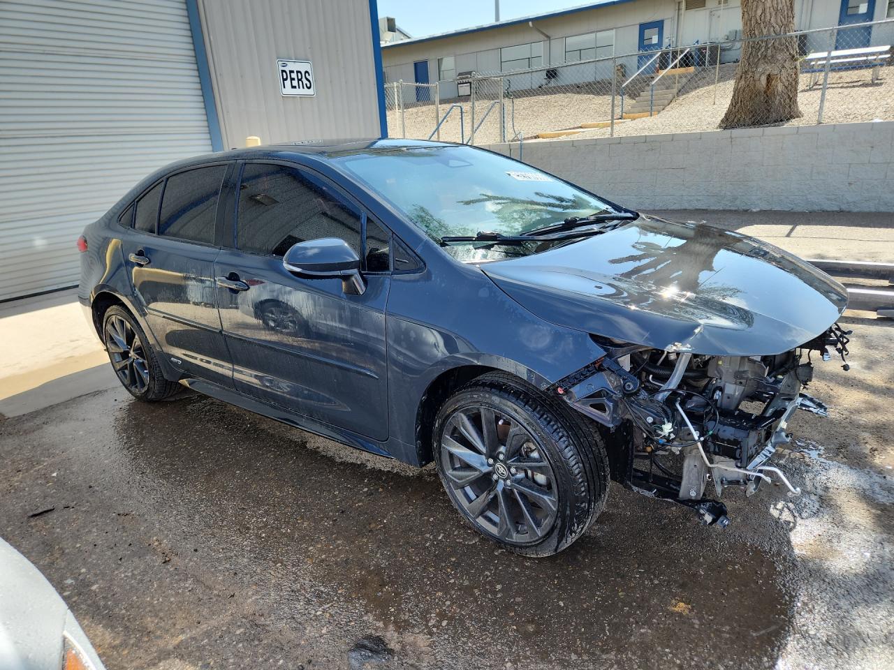 2023 Toyota Corolla Hybrid Se Gray vin: JTDBDMHE3P3004864 Damage: Left Head Lamp, Missing, Replacement Required